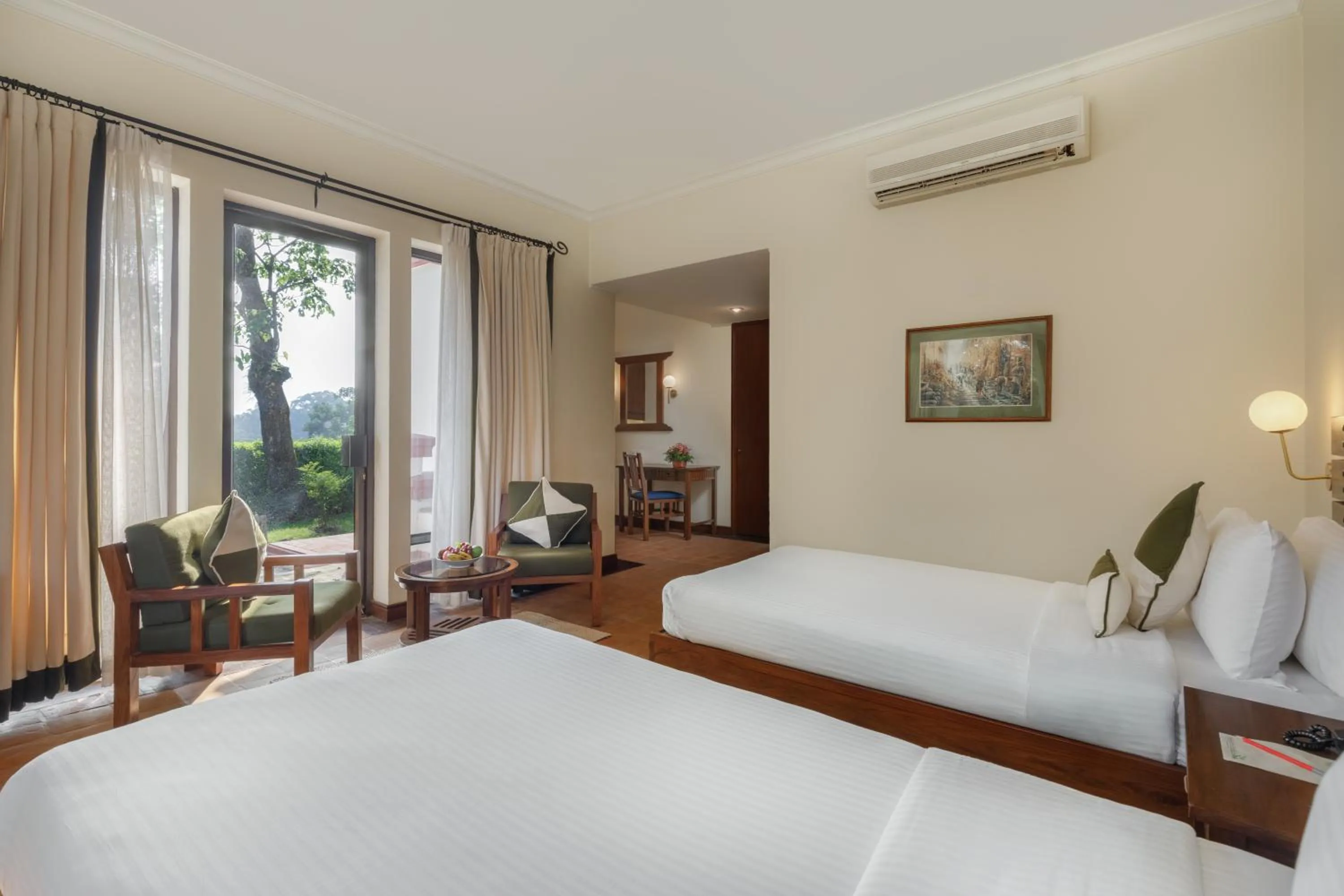 Bedroom, Bed in Gokarna Forest Resort Kathmandu