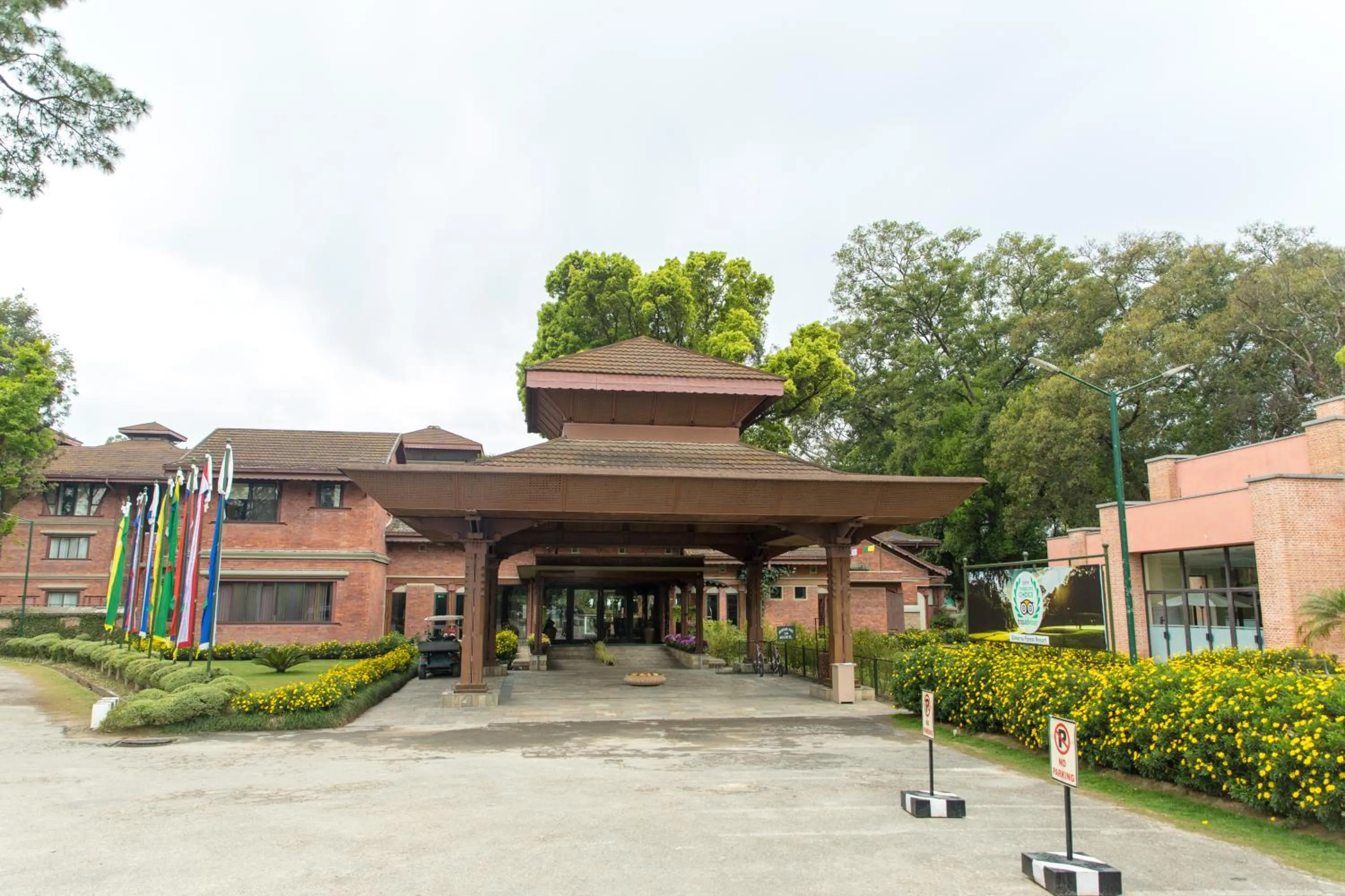 Property building in Gokarna Forest Resort Kathmandu