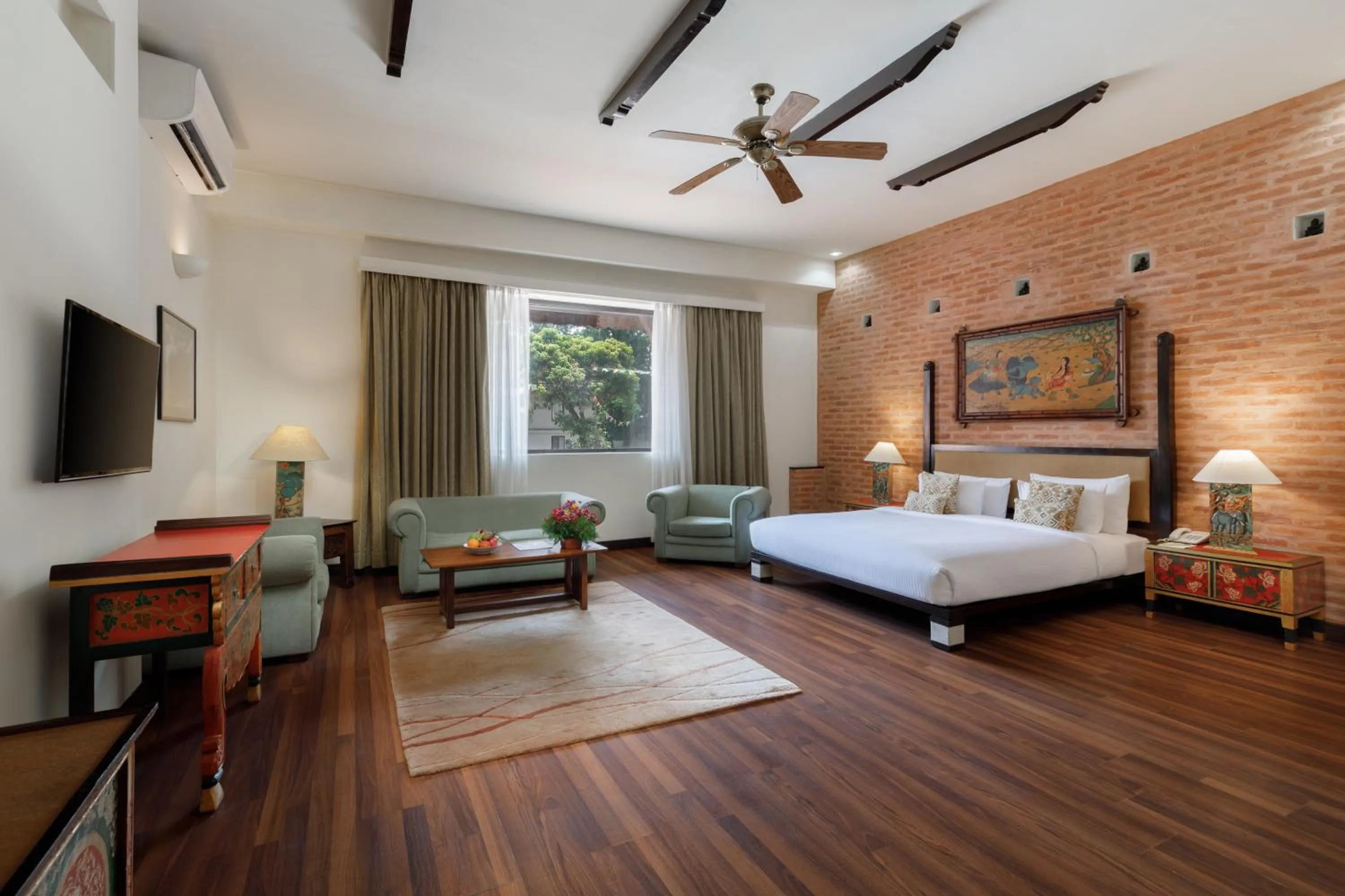 Bedroom, Bed in Gokarna Forest Resort Kathmandu