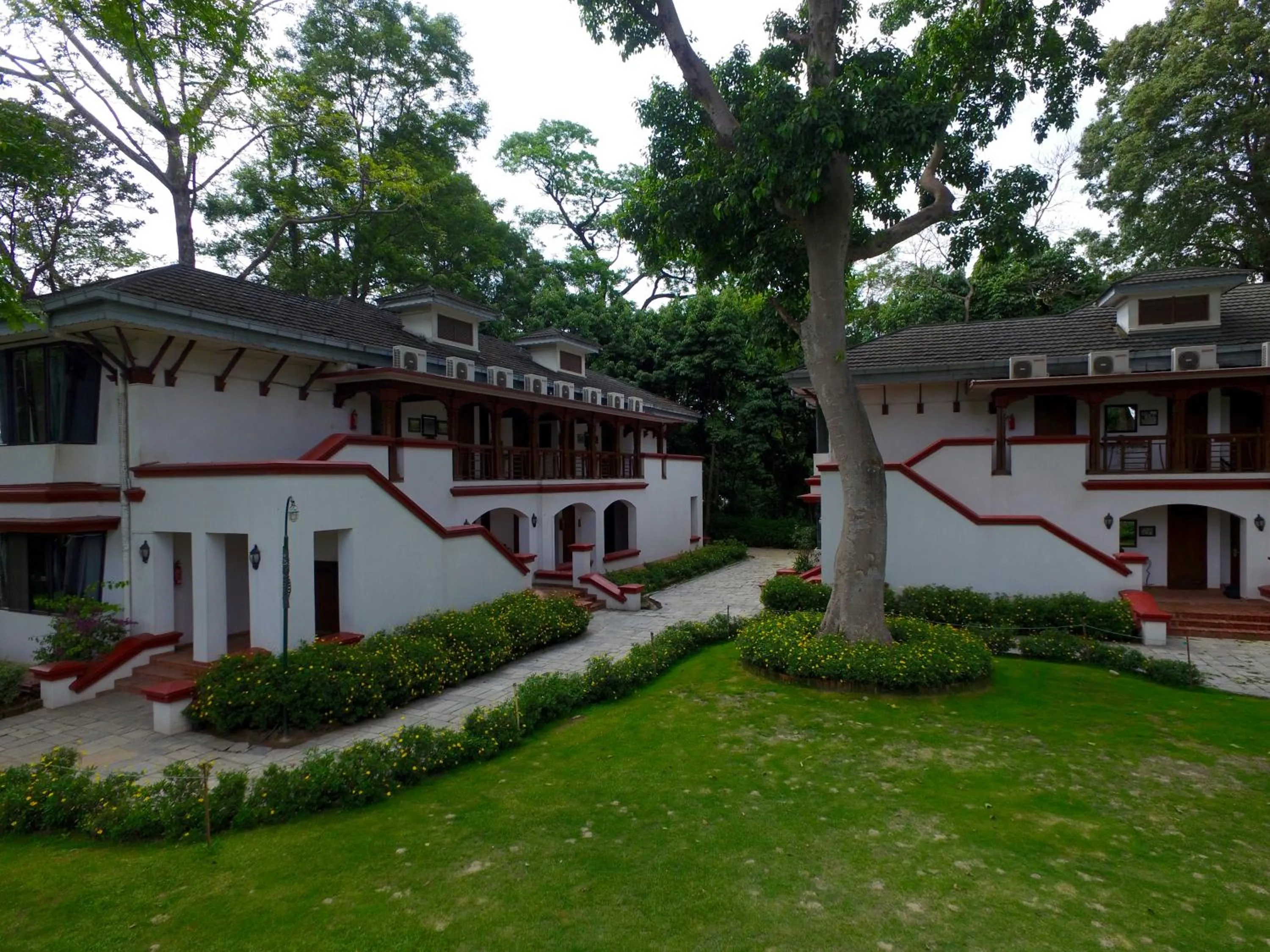 Inner courtyard view in Gokarna Forest Resort Kathmandu