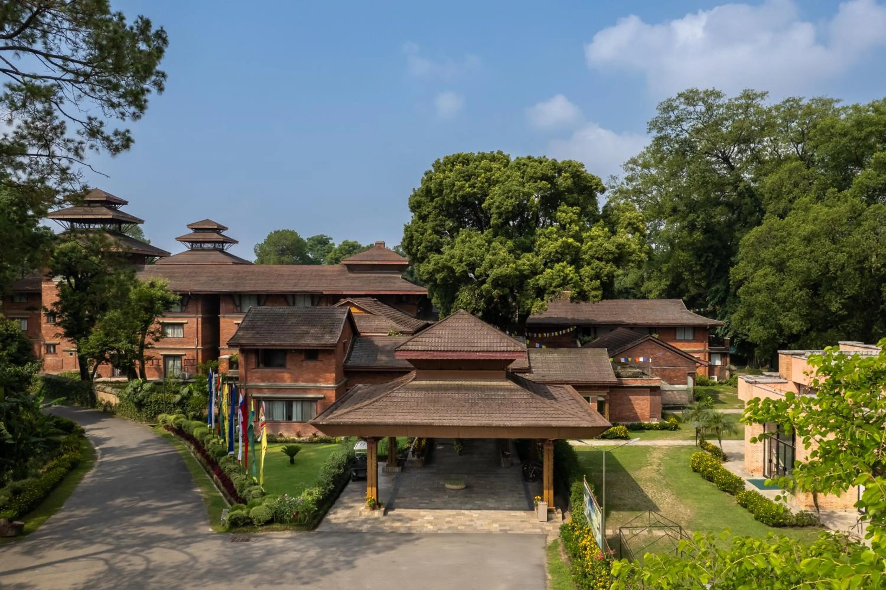 Bird's eye view in Gokarna Forest Resort Kathmandu
