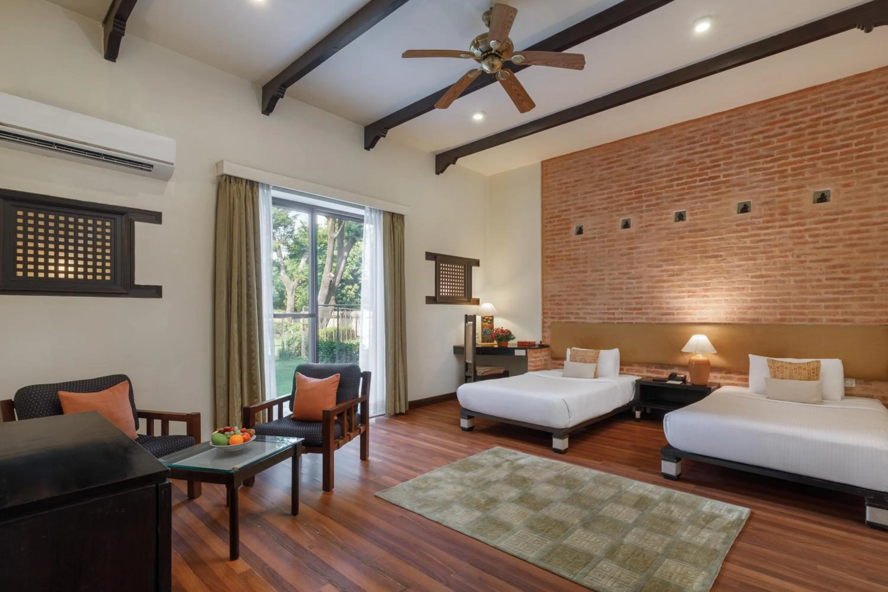 Bed in Gokarna Forest Resort Kathmandu