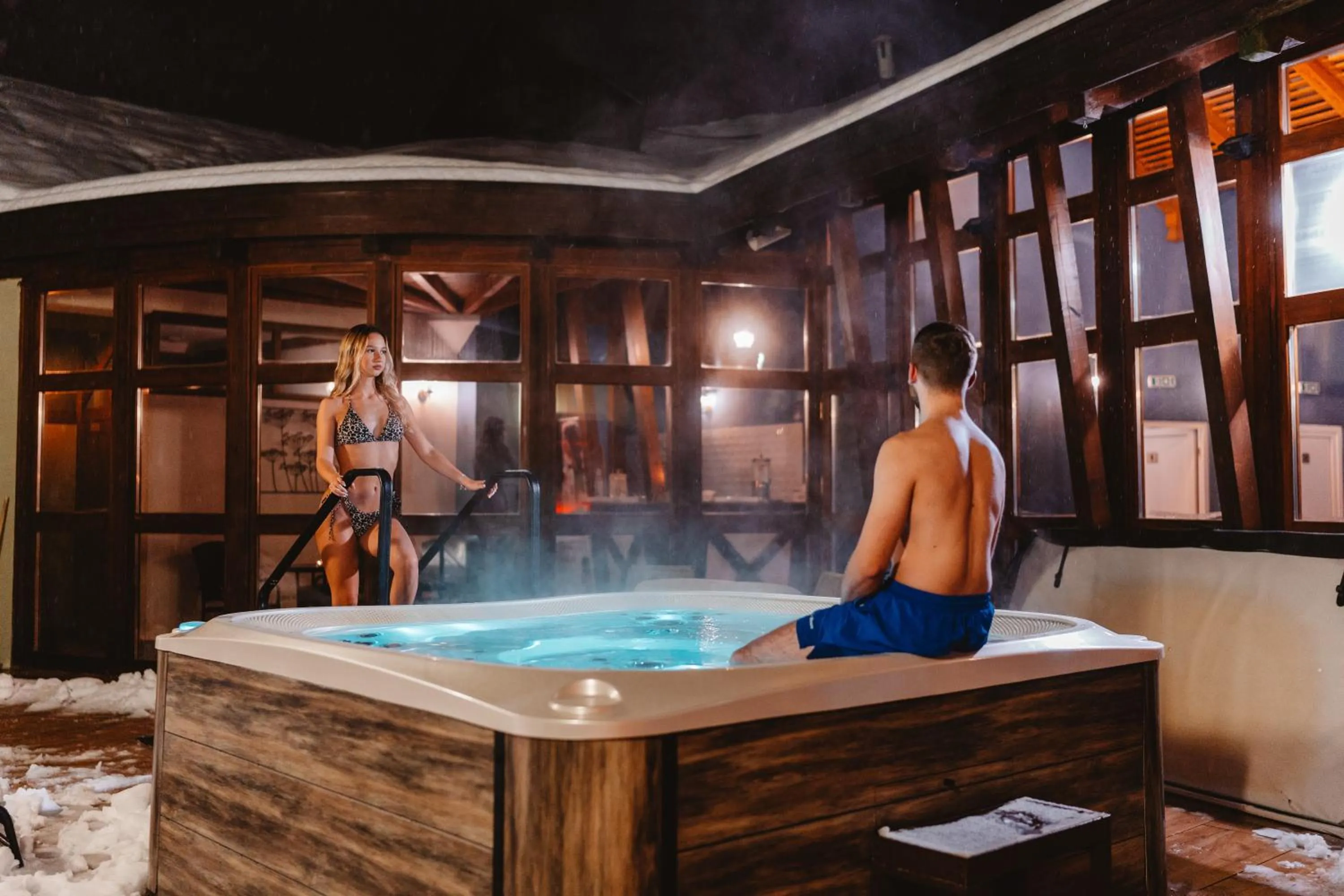 Hot Tub in Hotel Bankov Košice