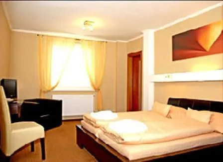 Bed in Hotel Galileo