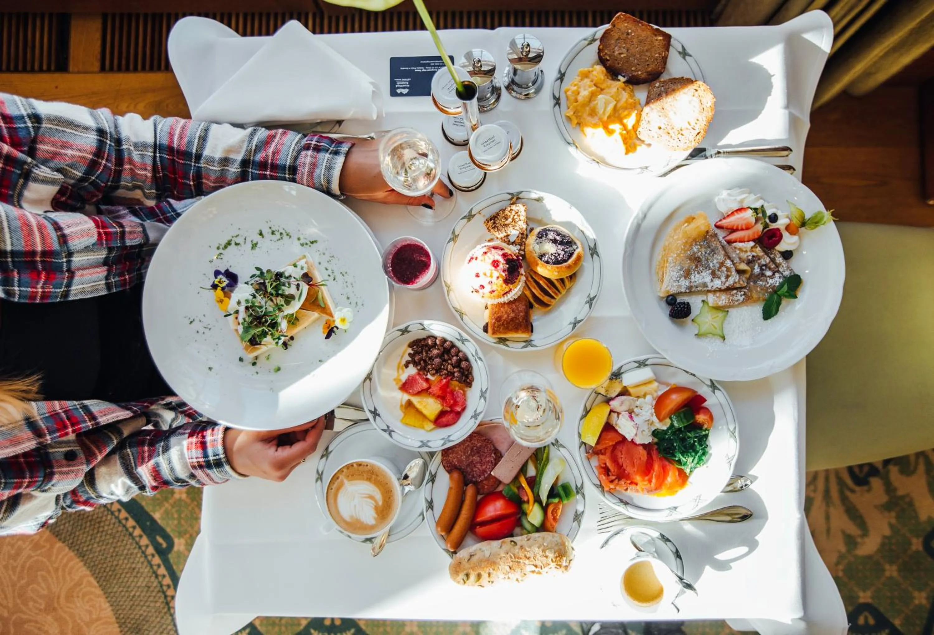Buffet breakfast in Grand Hotel Kempinski High Tatras