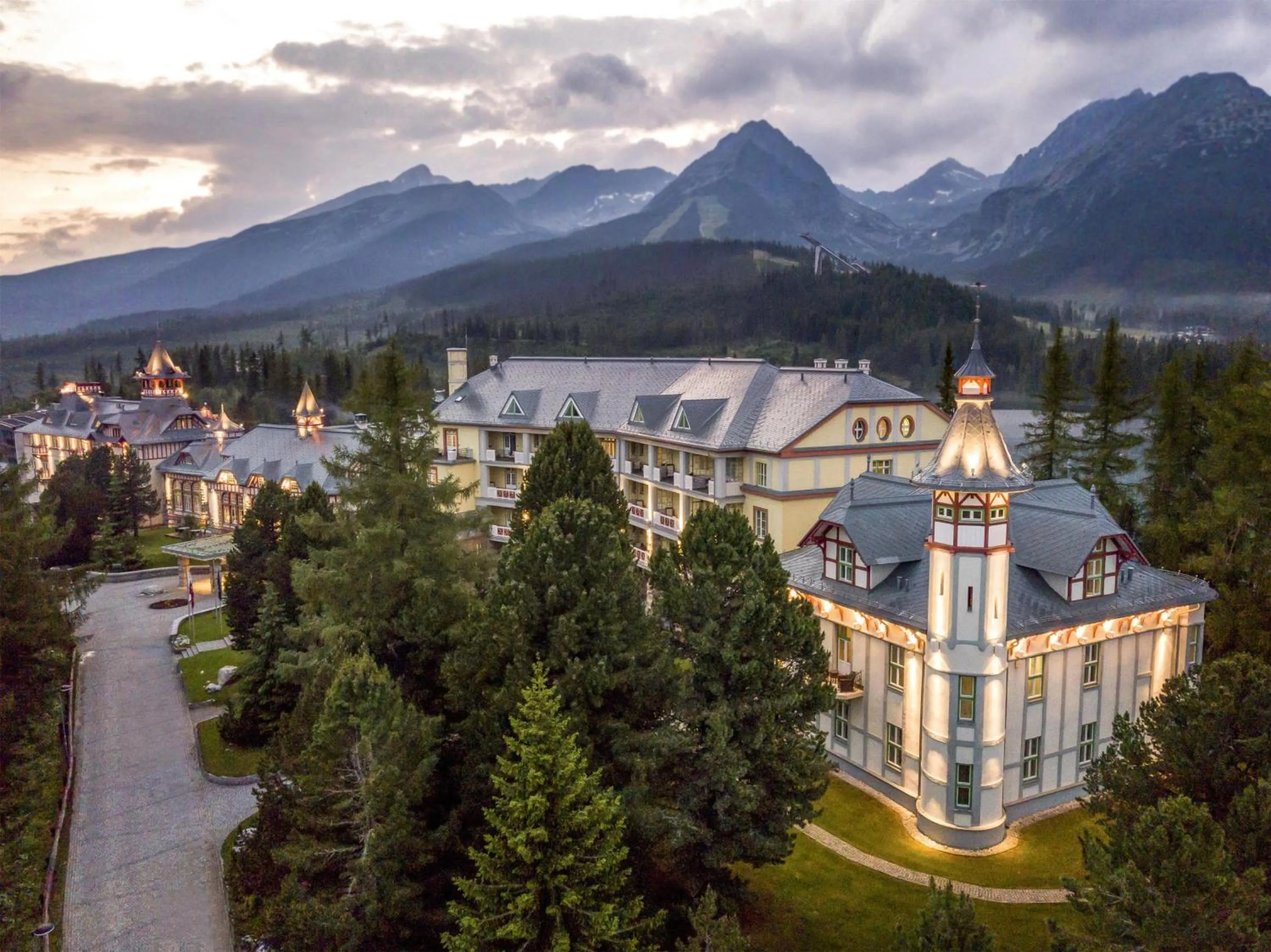 Property building in Grand Hotel Kempinski High Tatras