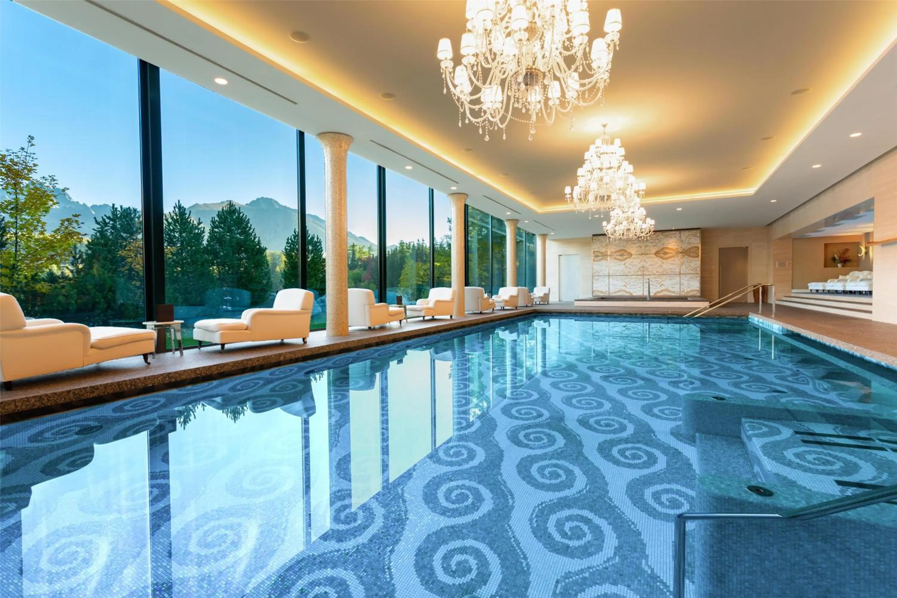 Spa and wellness centre/facilities in Grand Hotel Kempinski High Tatras