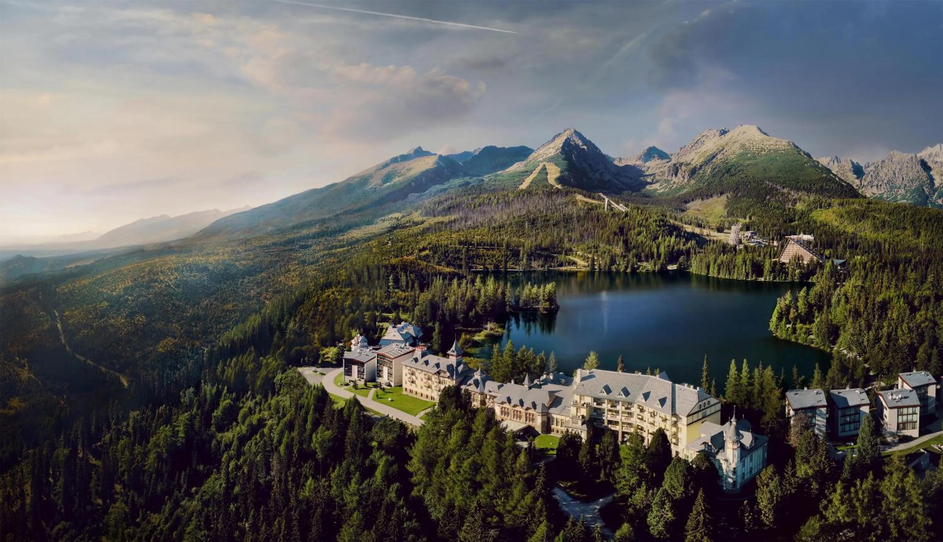 Property building in Grand Hotel Kempinski High Tatras