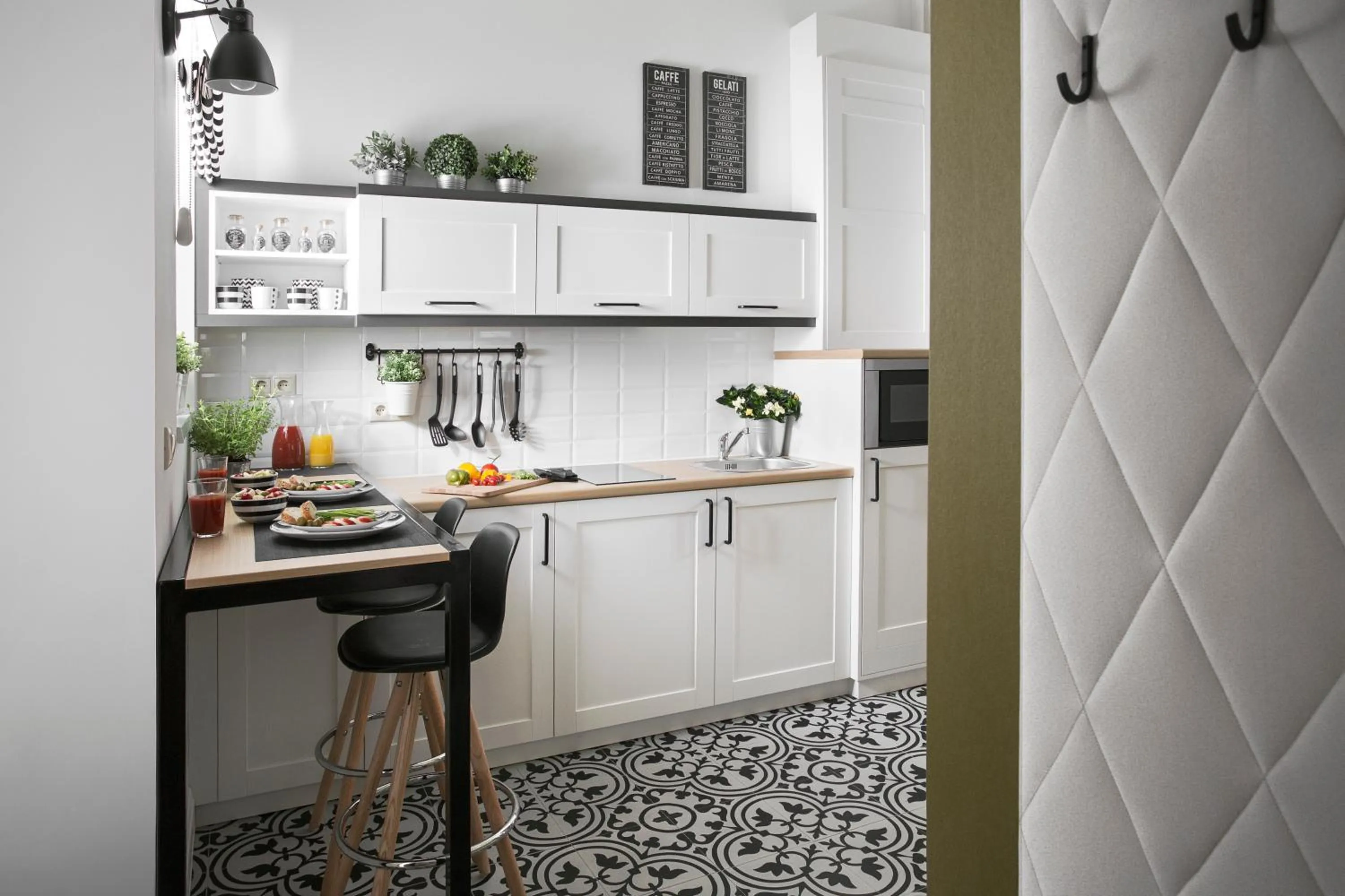 Kitchen or kitchenette in Brill Budapest Apartments 2
