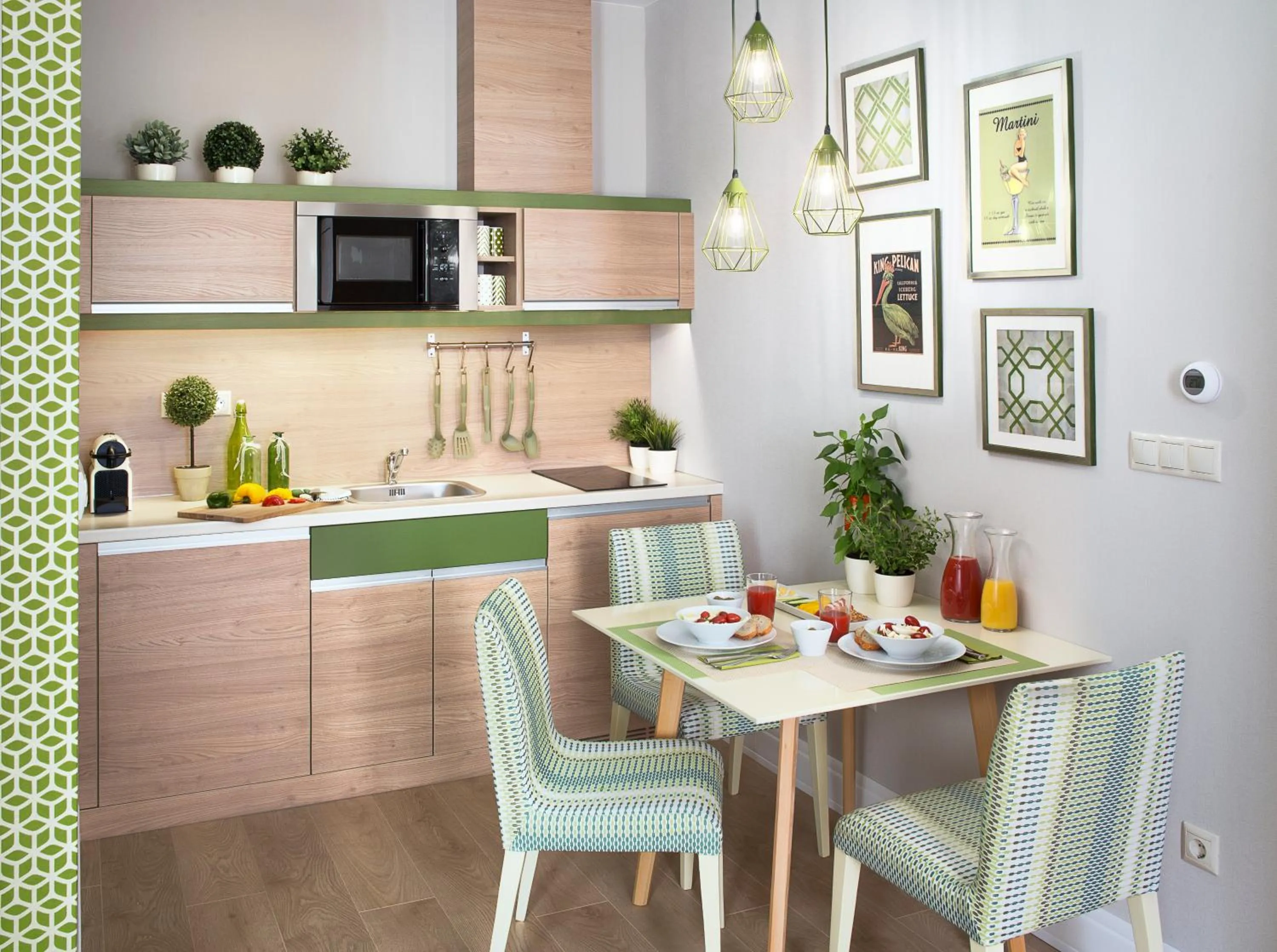 Kitchen or kitchenette in Brill Budapest Apartments 2