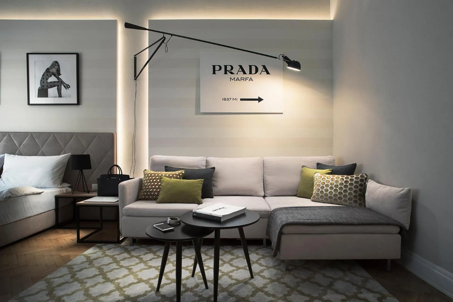 Living room in Brill Budapest Apartments 2