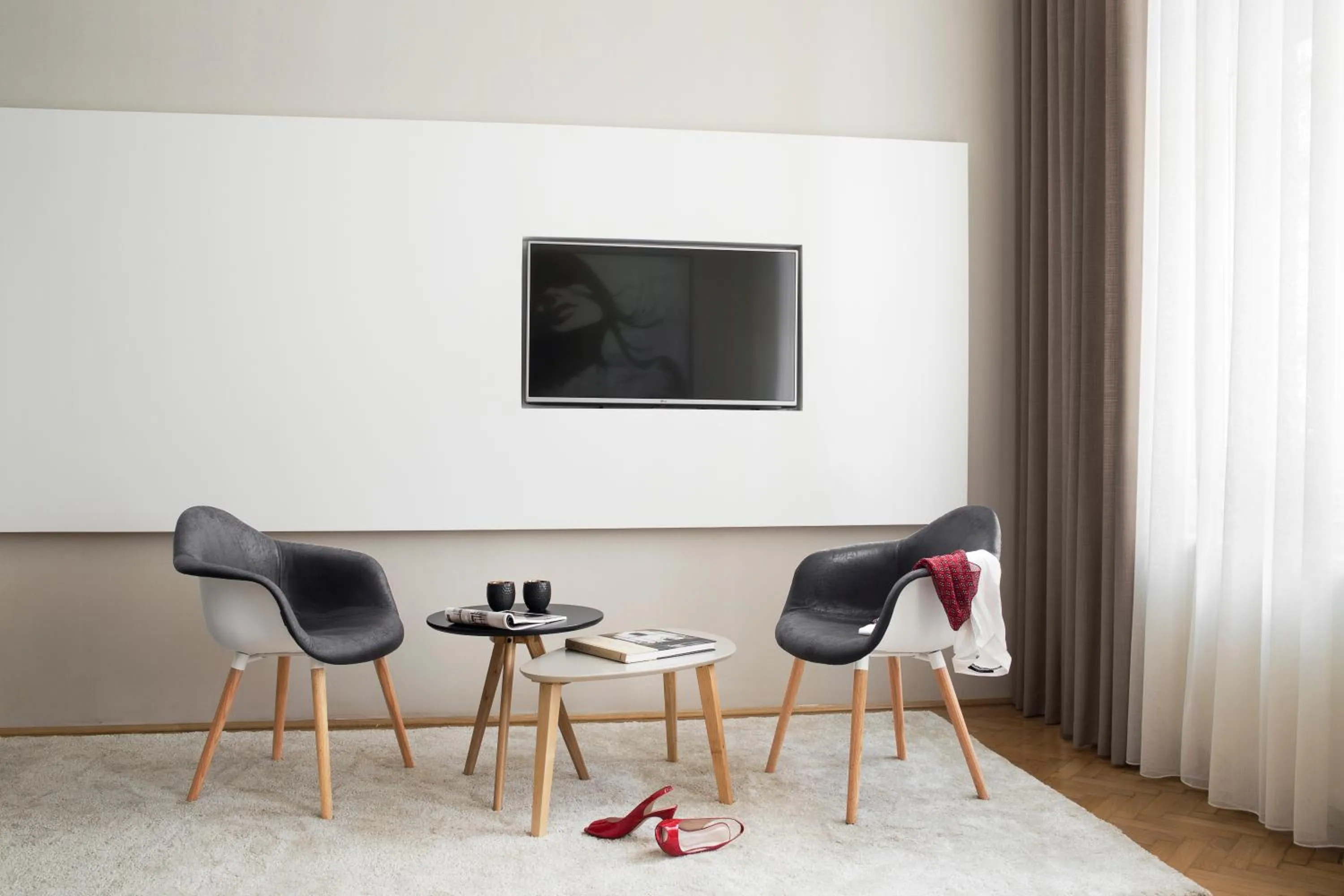 Living room in Brill Budapest Apartments 2