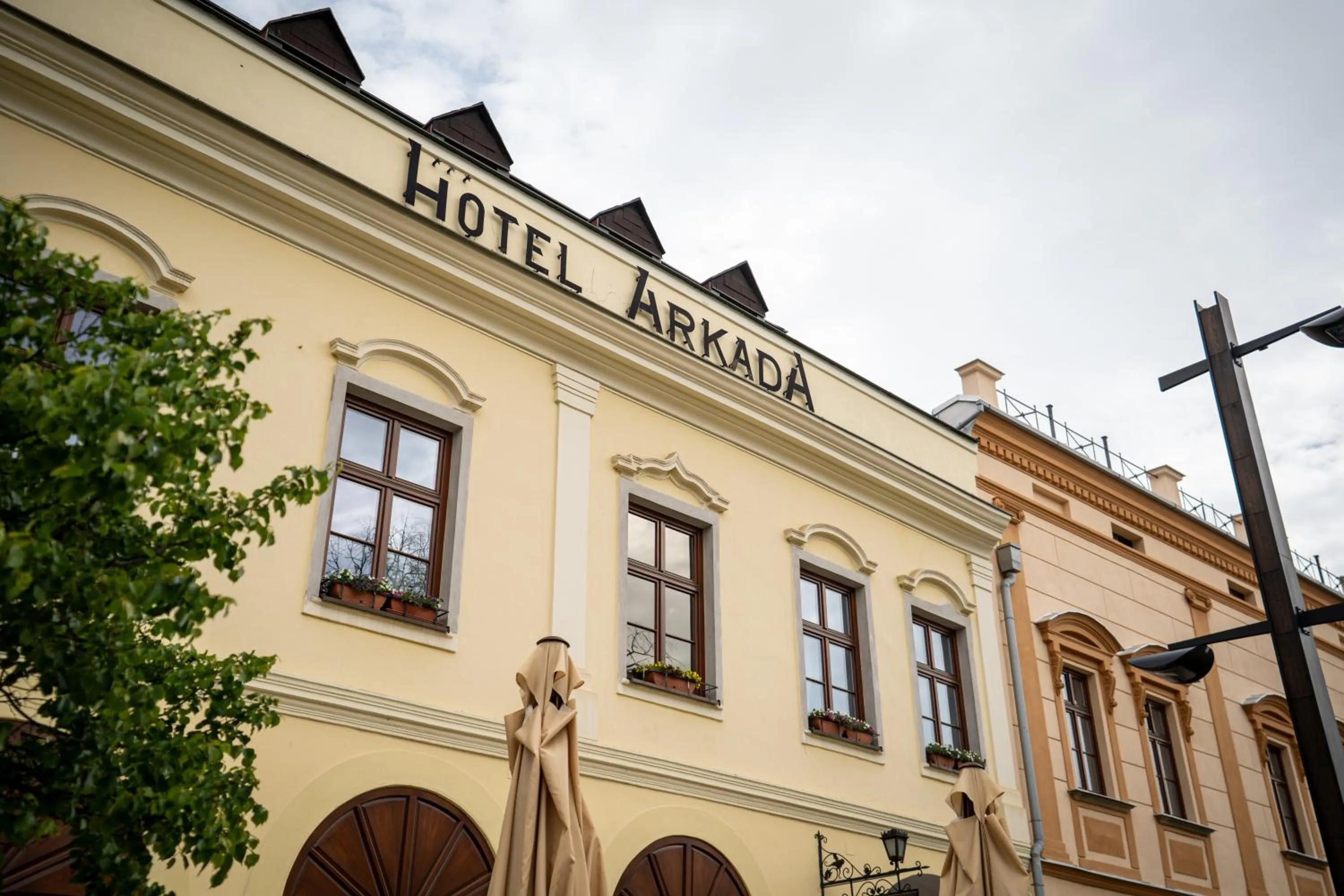 Property building in Hotel Arkada