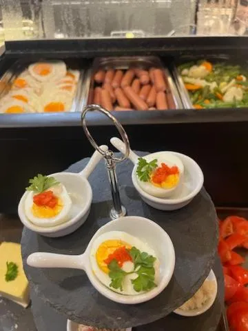 Buffet breakfast in HOTEL CENTRUM with free parking