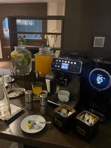 Buffet breakfast in HOTEL CENTRUM with free parking