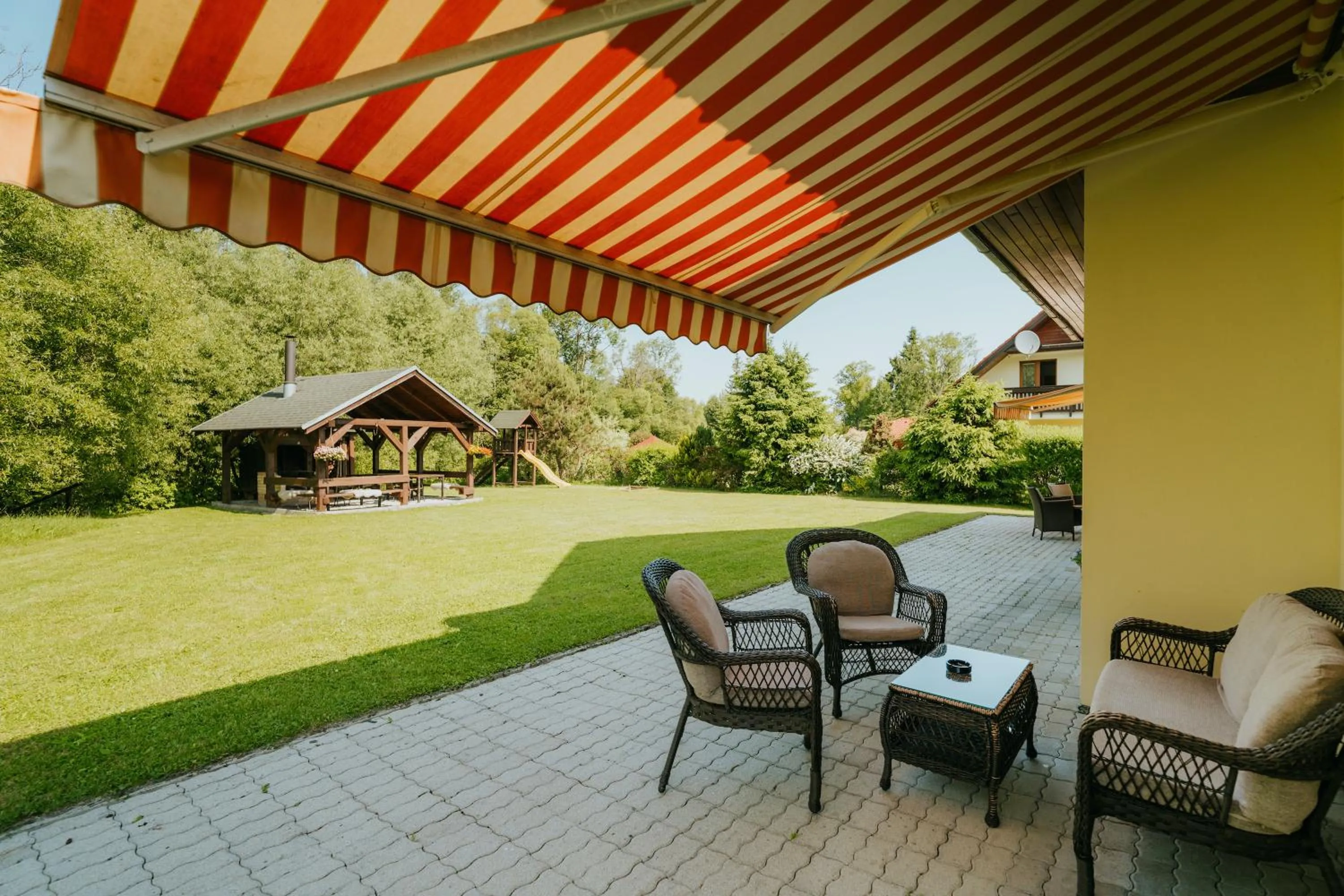 Balcony/Terrace in Penzion Drak