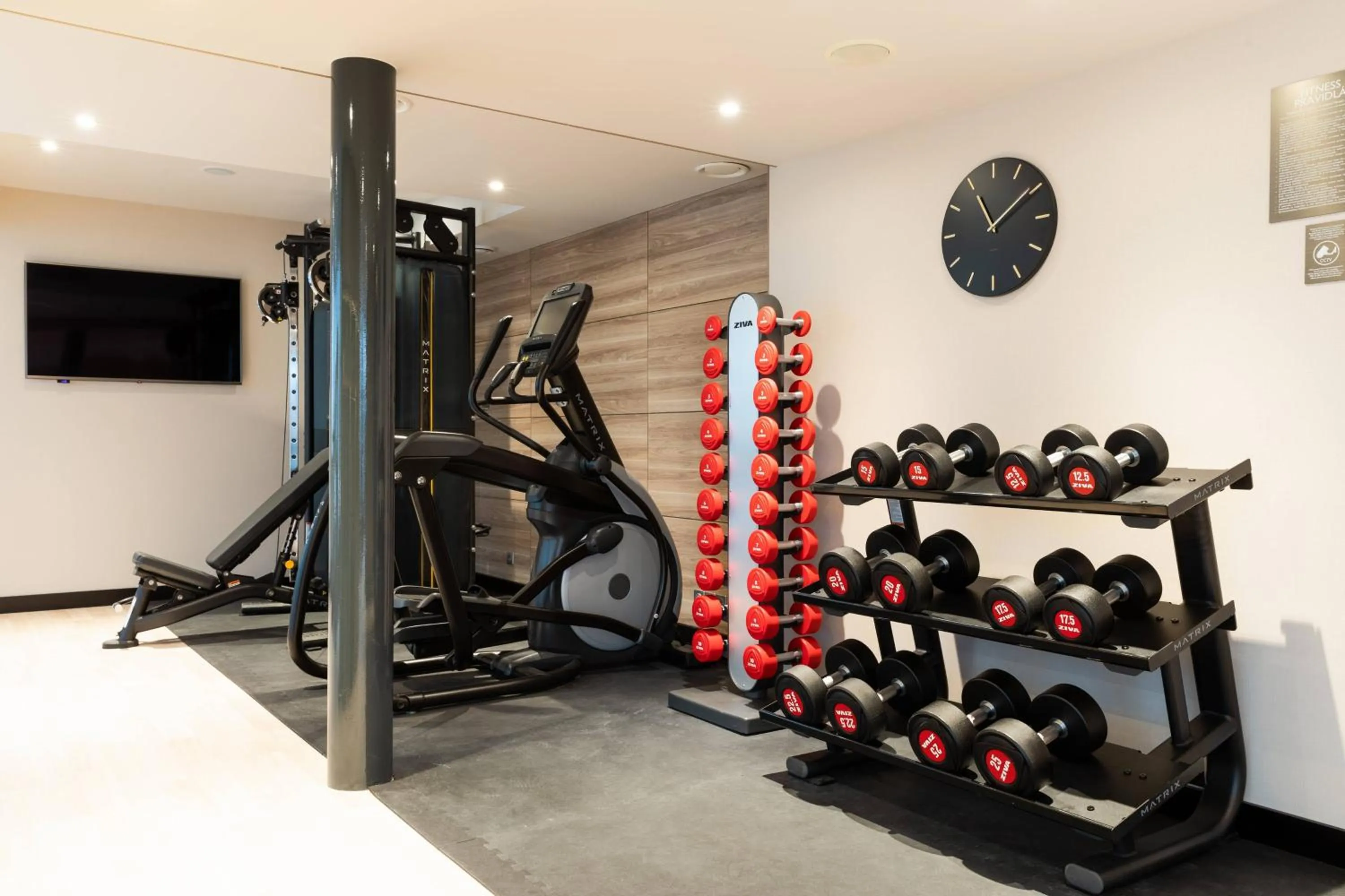 Fitness centre/facilities in AC Hotel by Marriott Bratislava Old Town