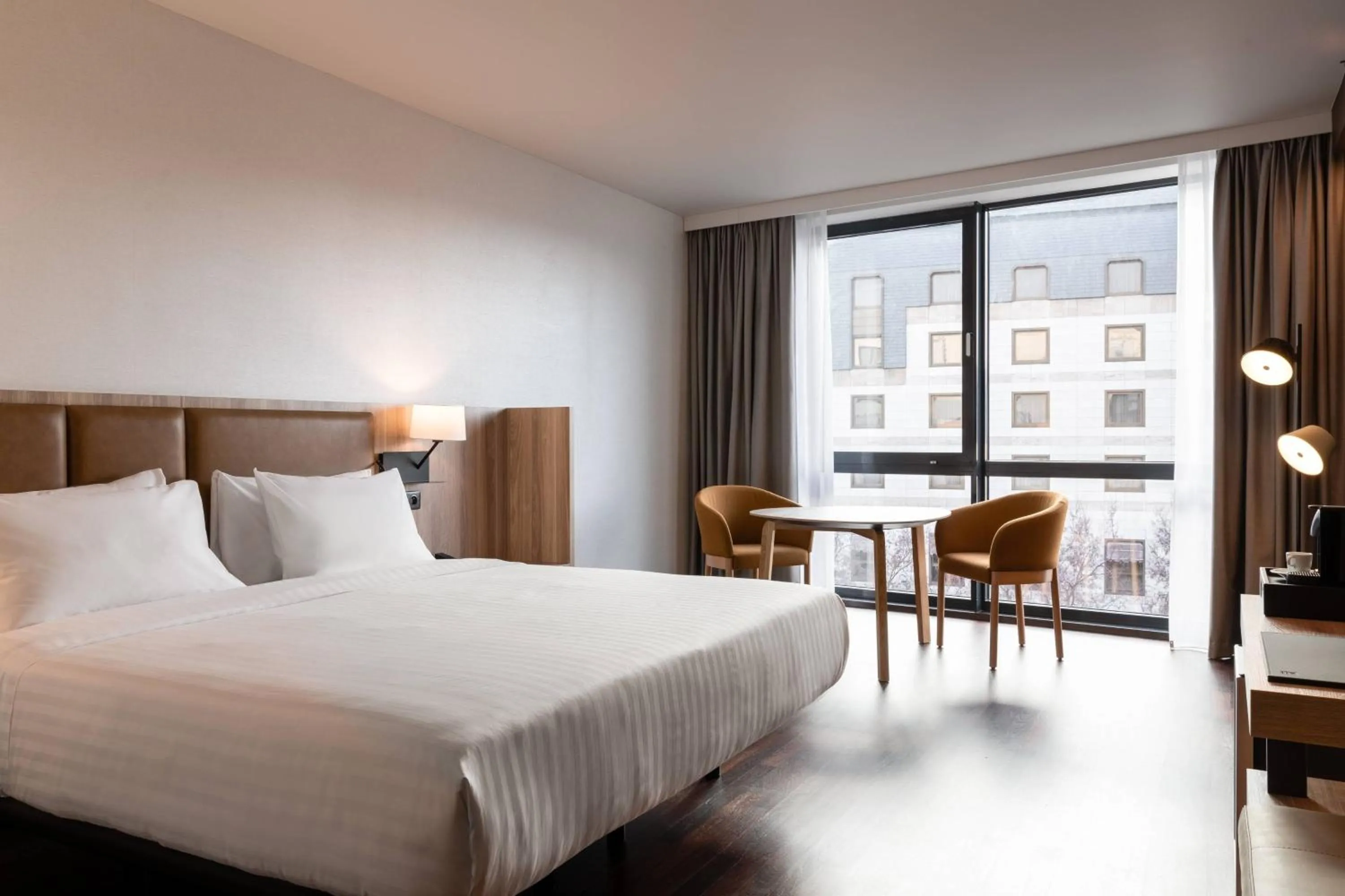 Photo of the whole room, Bed in AC Hotel by Marriott Bratislava Old Town