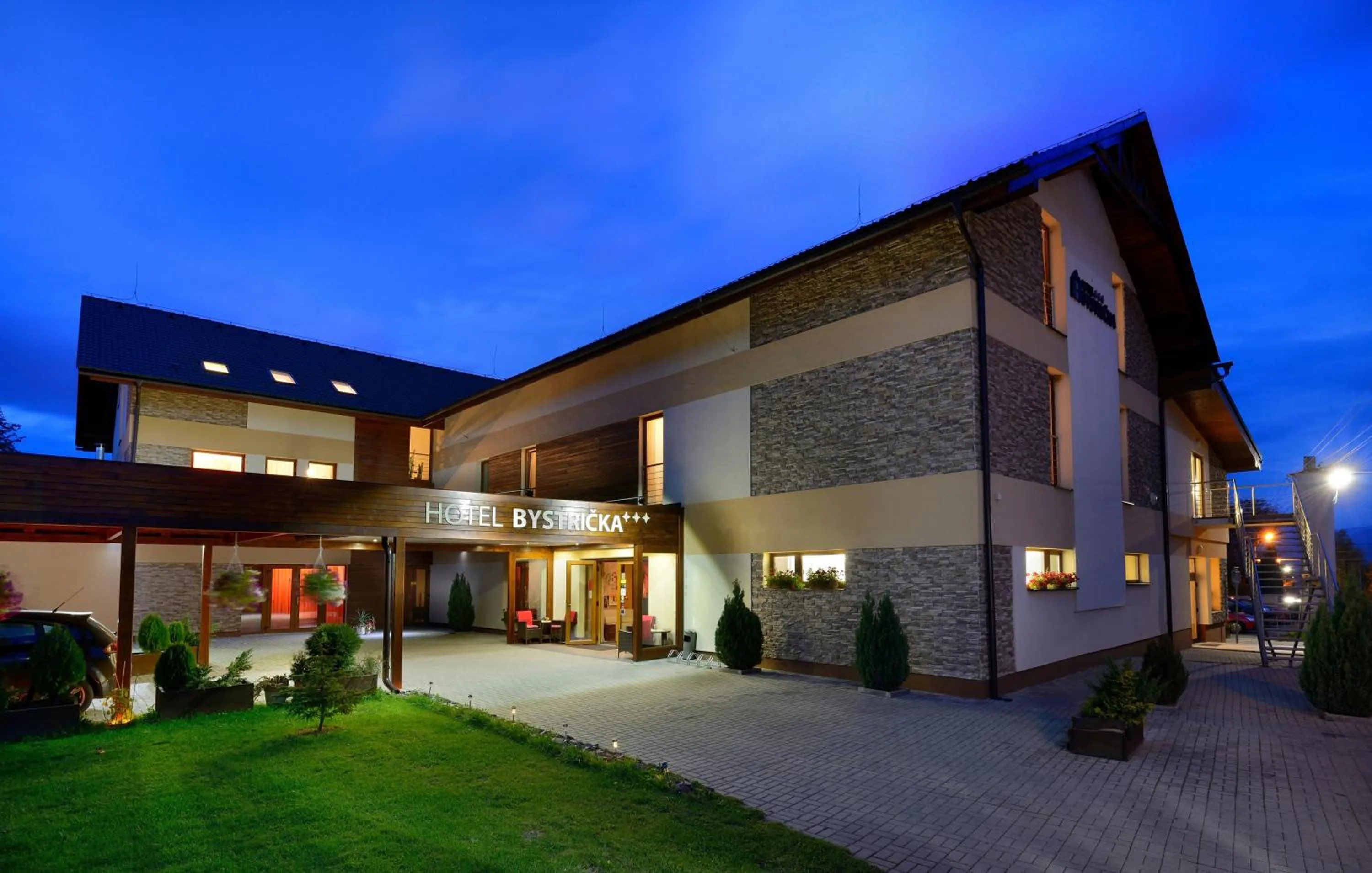 Facade/entrance in Hotel Bystrička