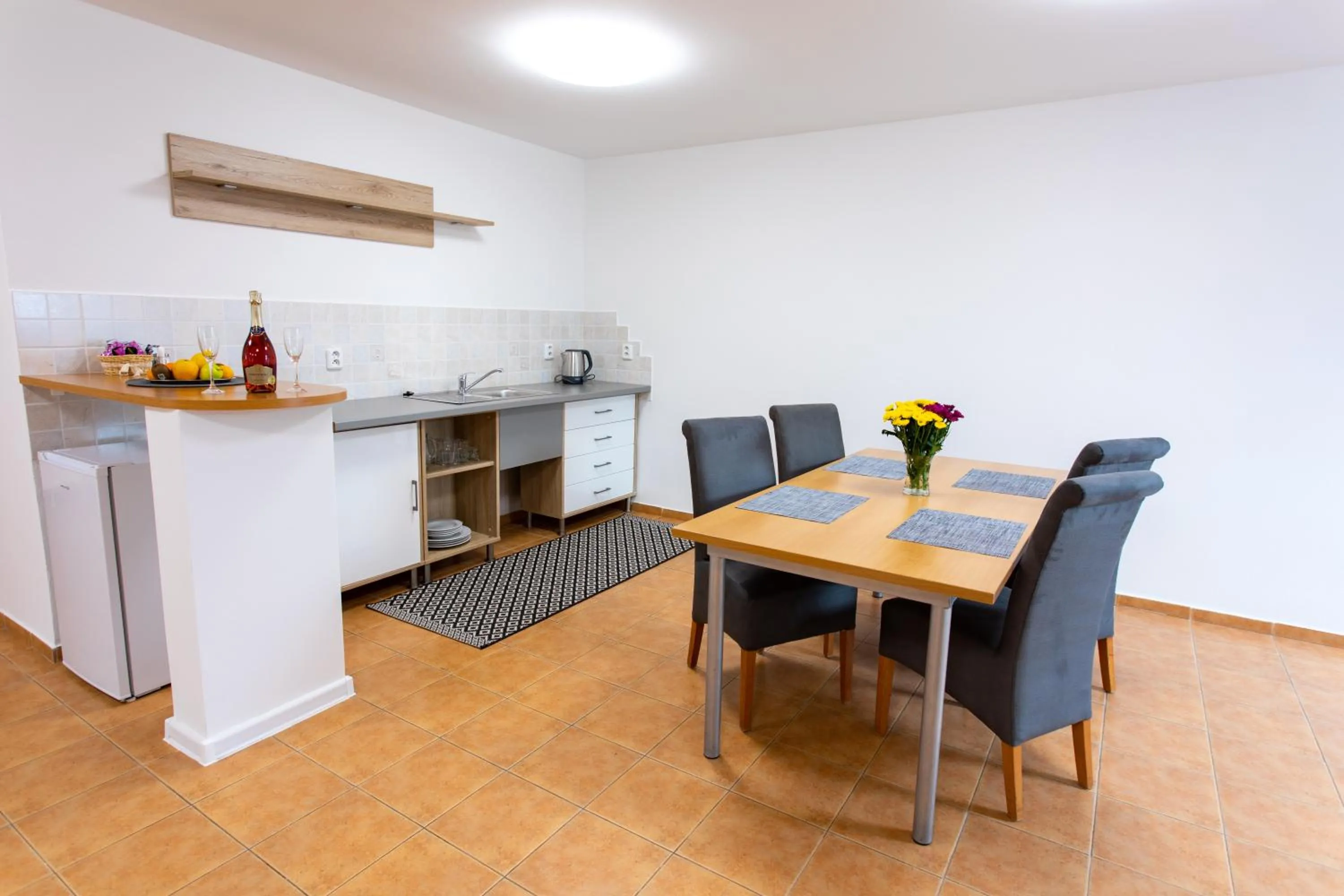 Kitchen or kitchenette in Hotel Novy Kastiel - Self check-in