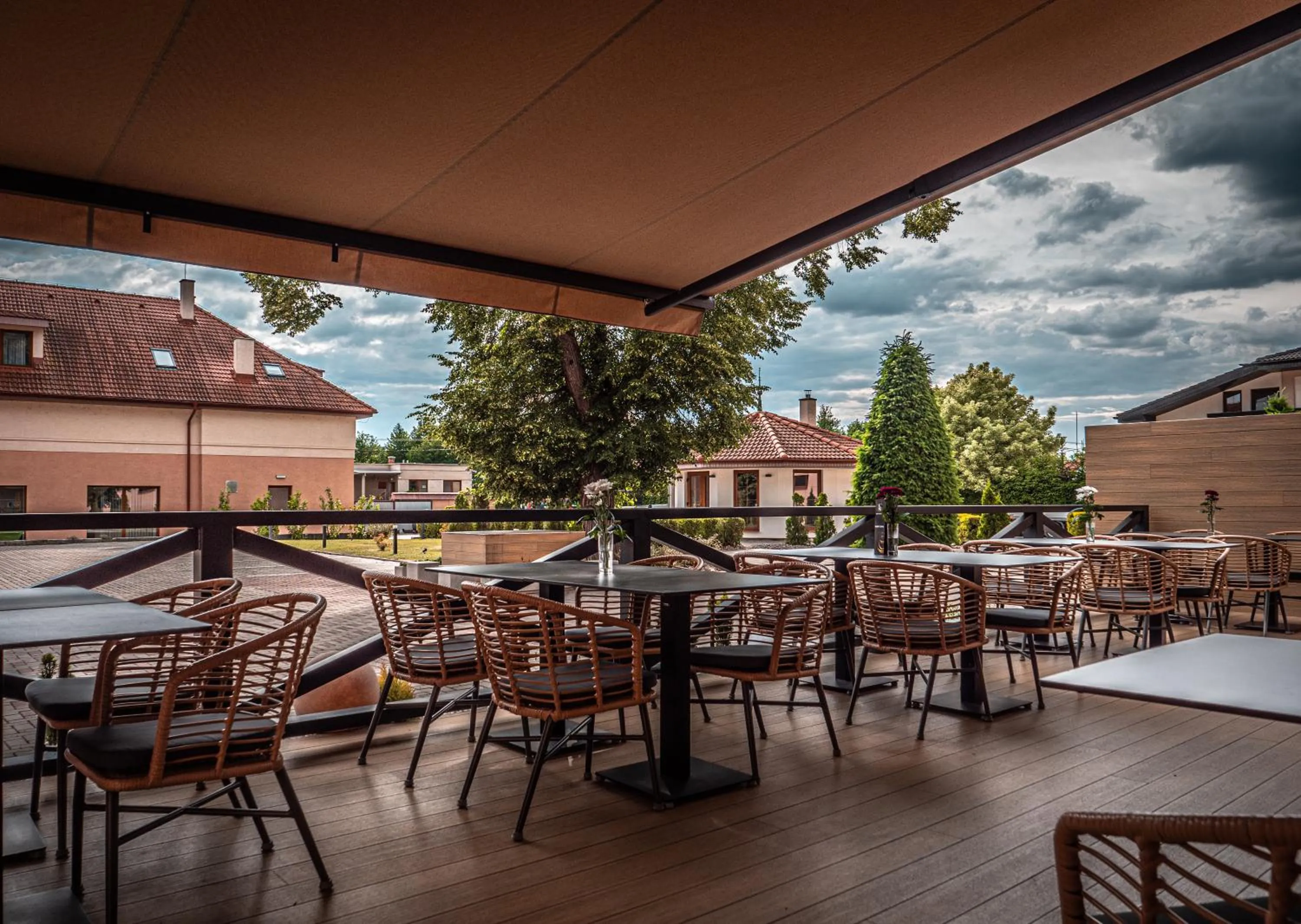 Balcony/Terrace in Hotel Novy Kastiel - Self check-in