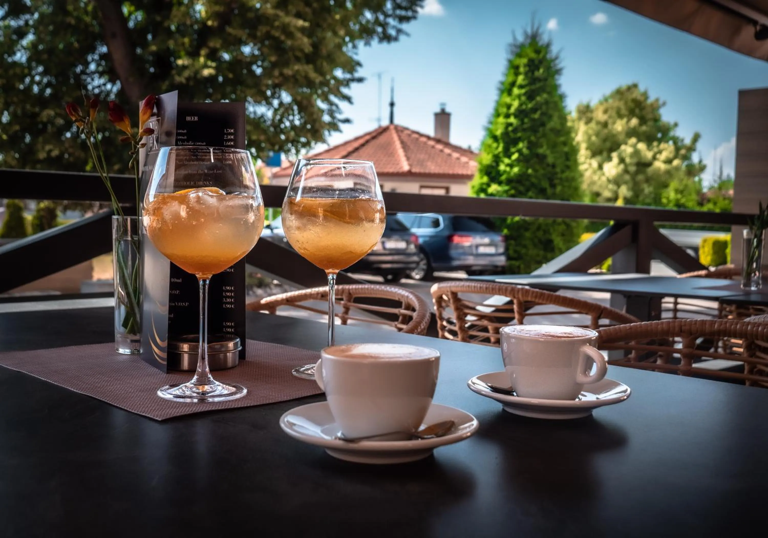 Balcony/Terrace in Hotel Novy Kastiel - Self check-in