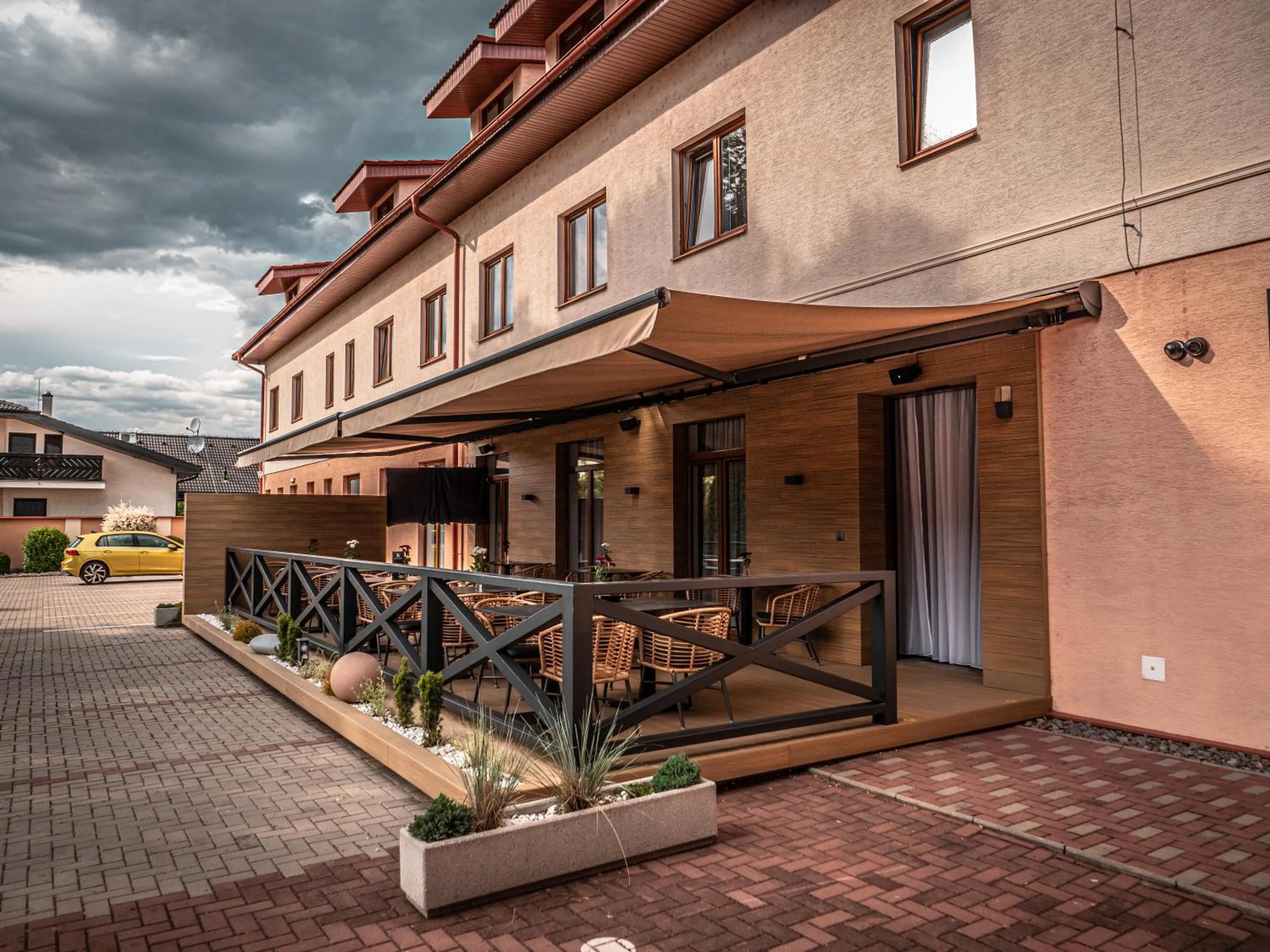 Balcony/Terrace in Hotel Novy Kastiel - Self check-in