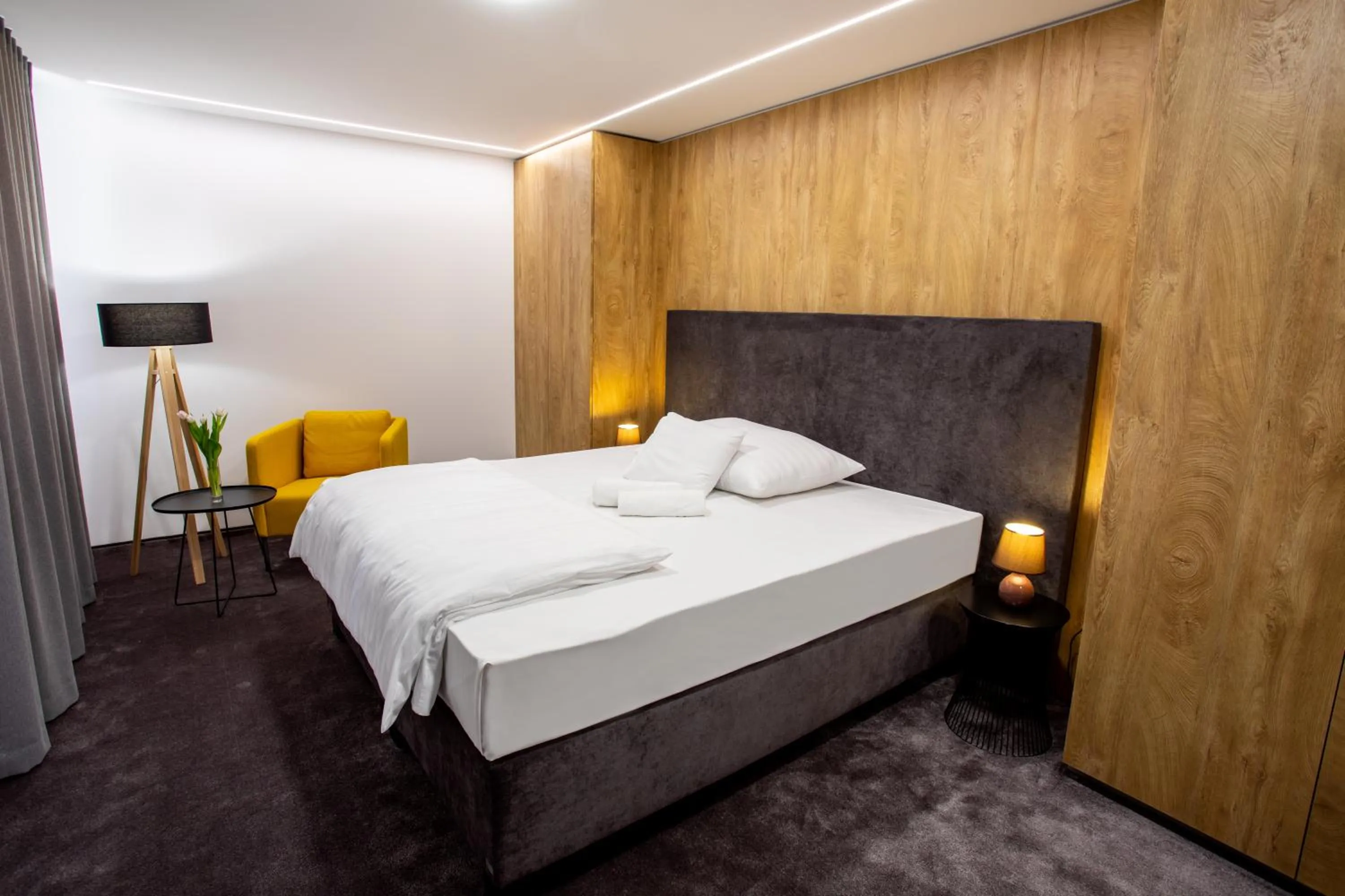 Photo of the whole room, Bed in Hotel Novy Kastiel - Self check-in