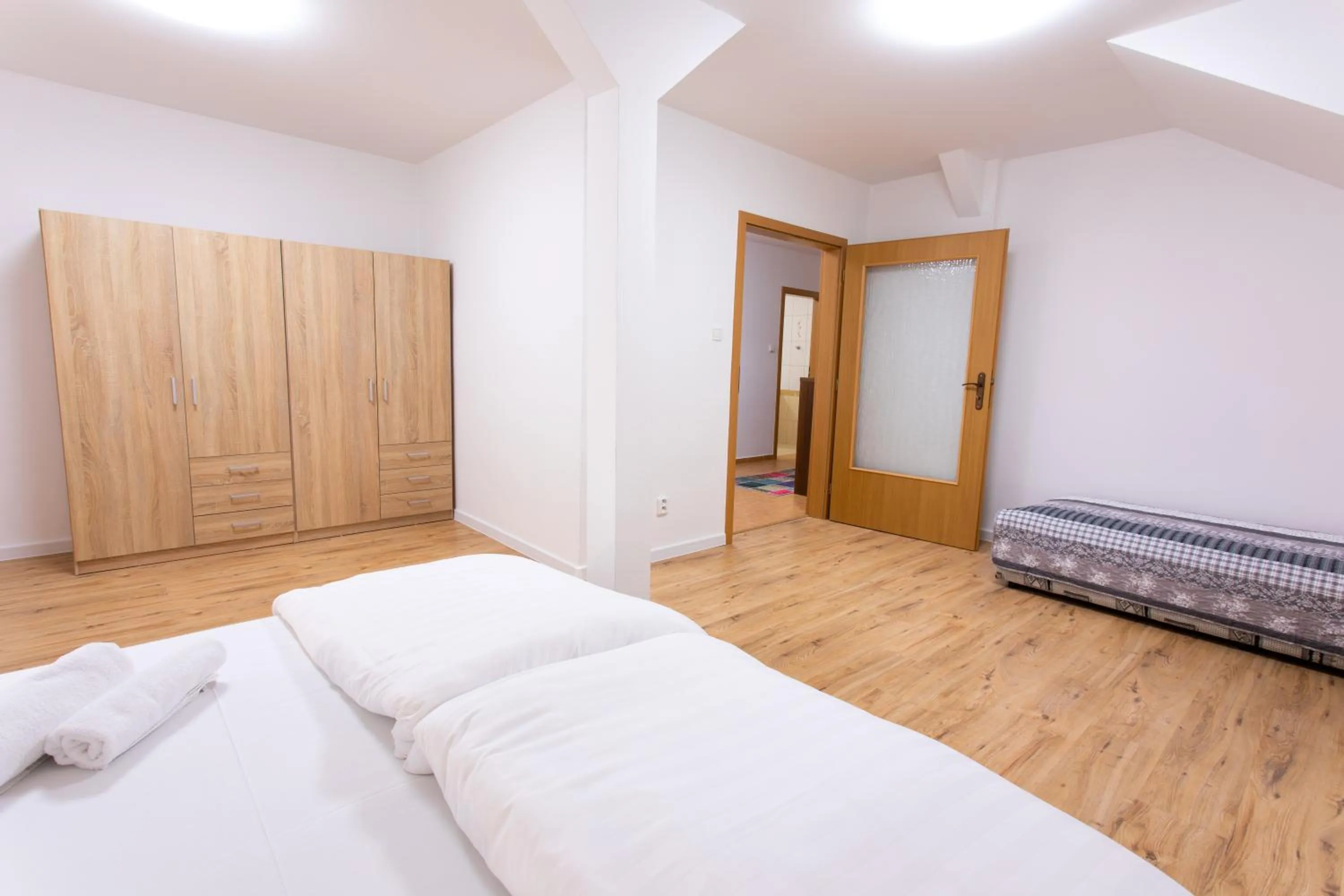 Bedroom, Bed in Hotel Novy Kastiel - Self check-in