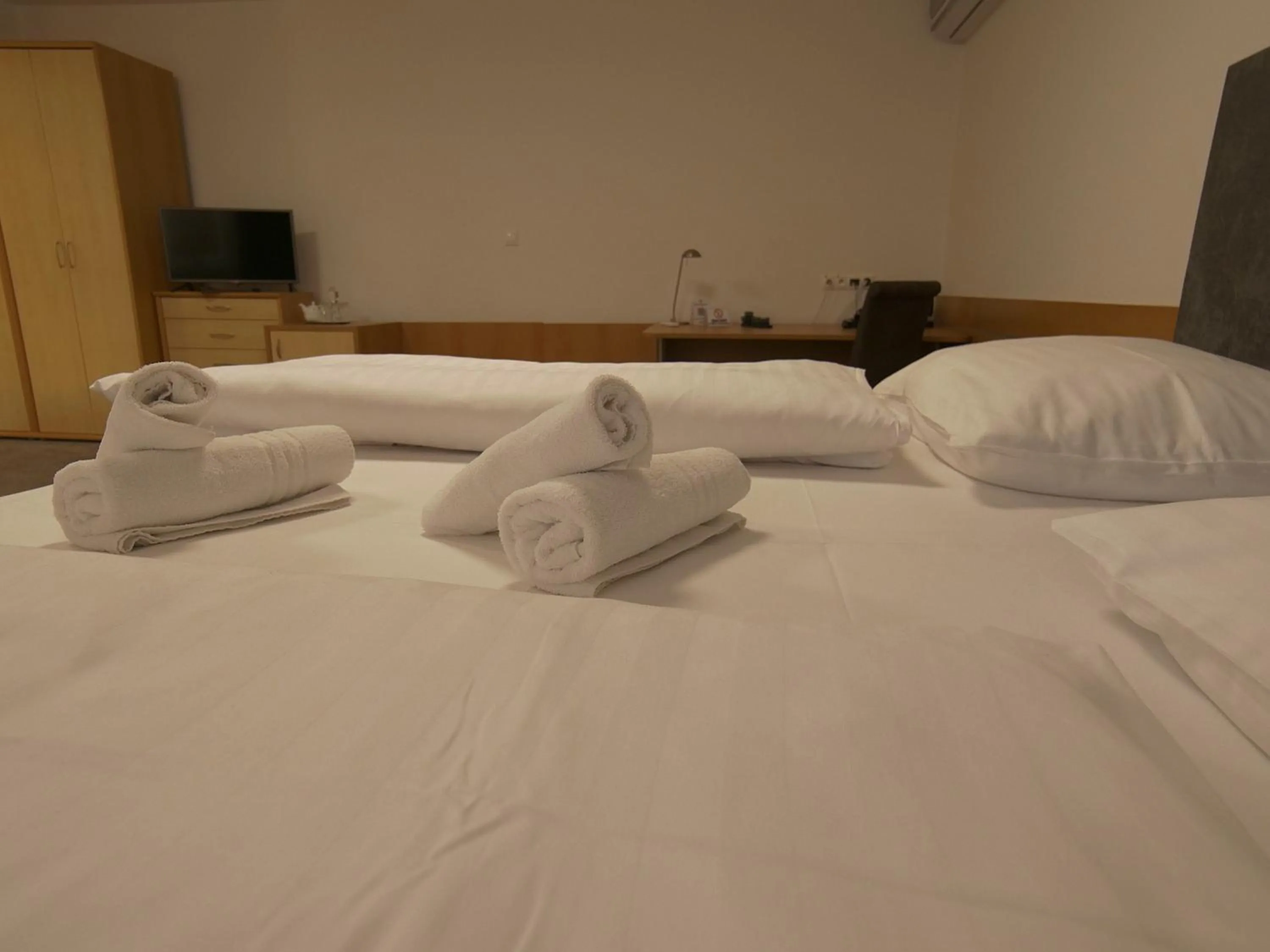 Photo of the whole room, Bed in Hotel Novy Kastiel - Self check-in