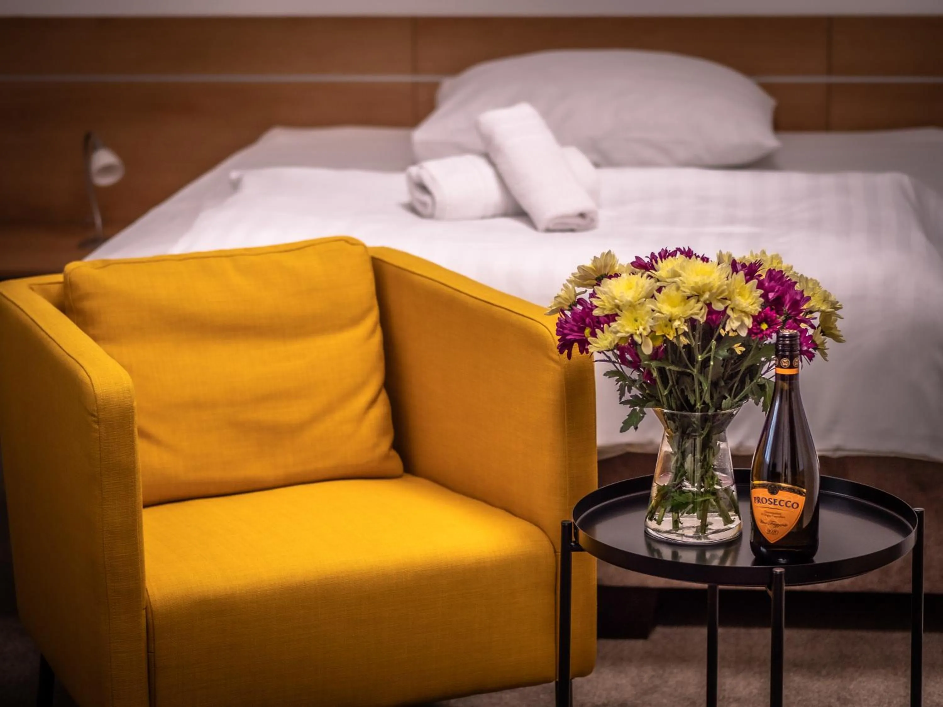 Photo of the whole room, Bed in Hotel Novy Kastiel - Self check-in