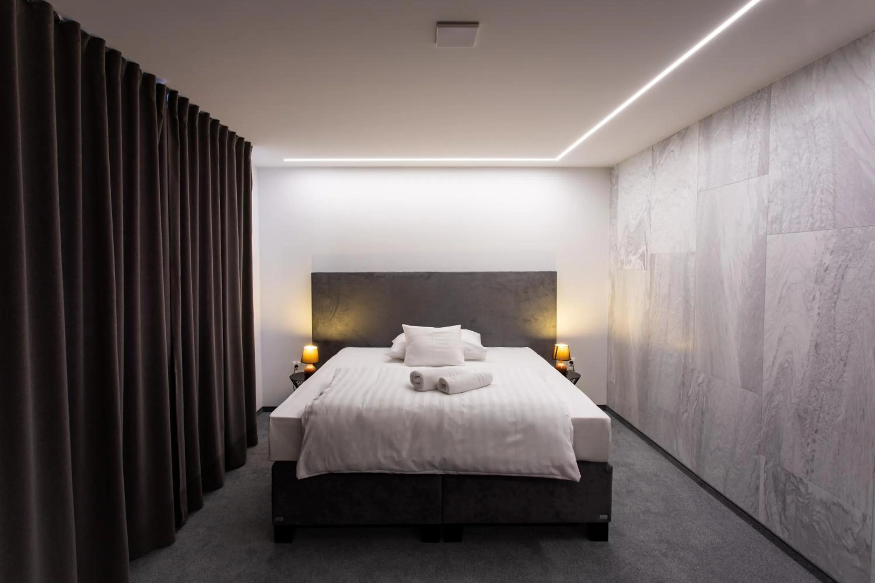 Photo of the whole room, Bed in Hotel Novy Kastiel - Self check-in