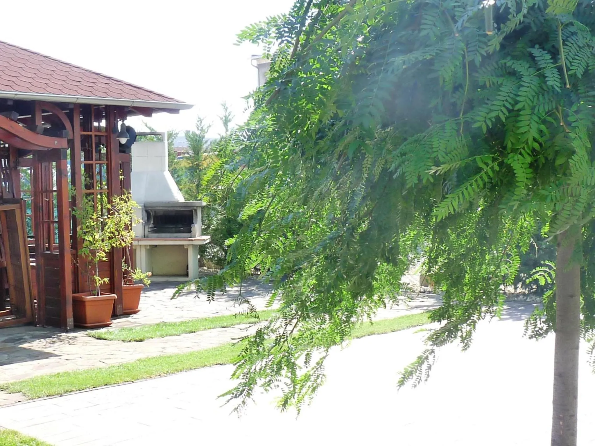 BBQ facilities in Hotel Hubert Nové Zámky