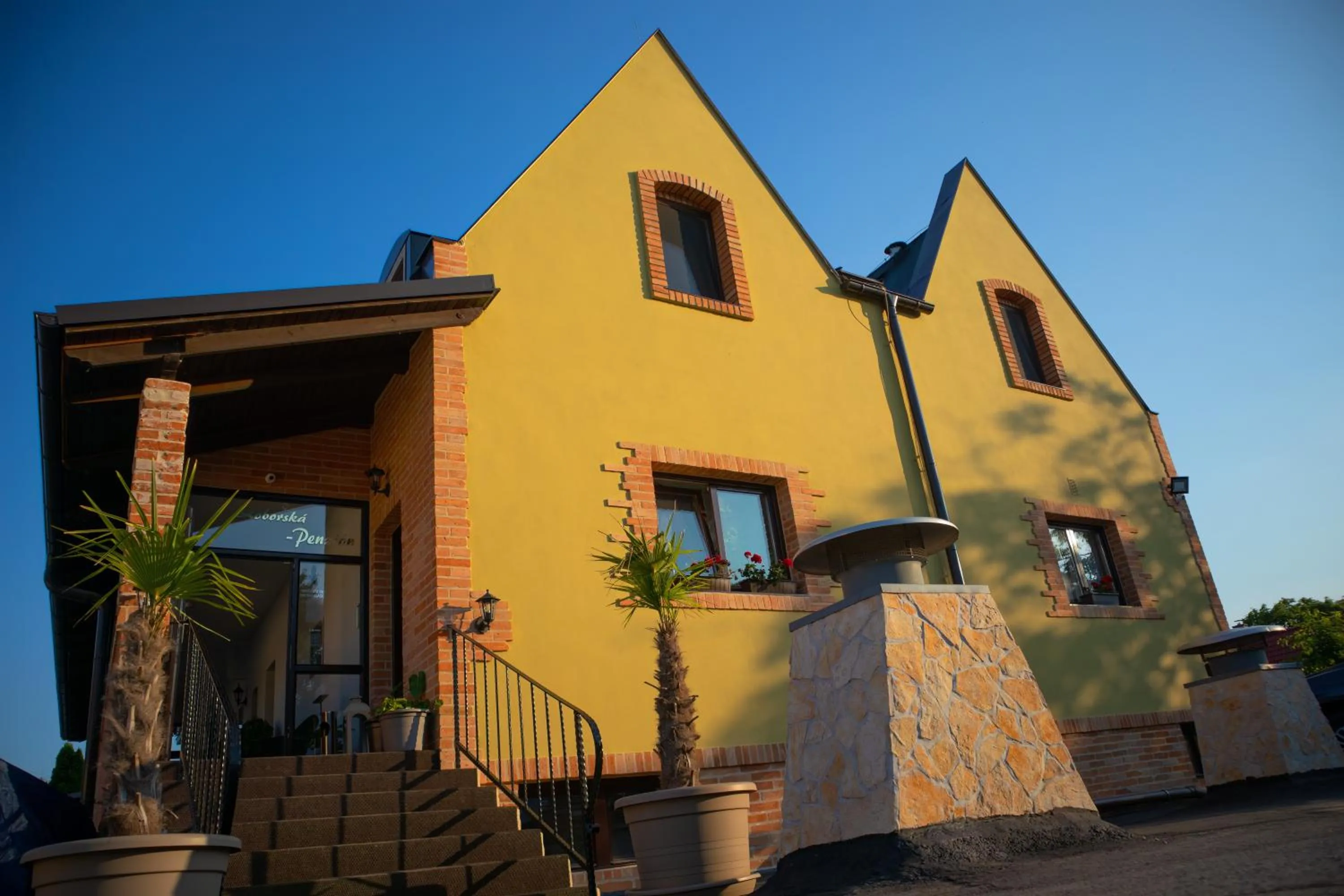 Property building in Penzión Wellness & Restaurant Zoborská, free parking