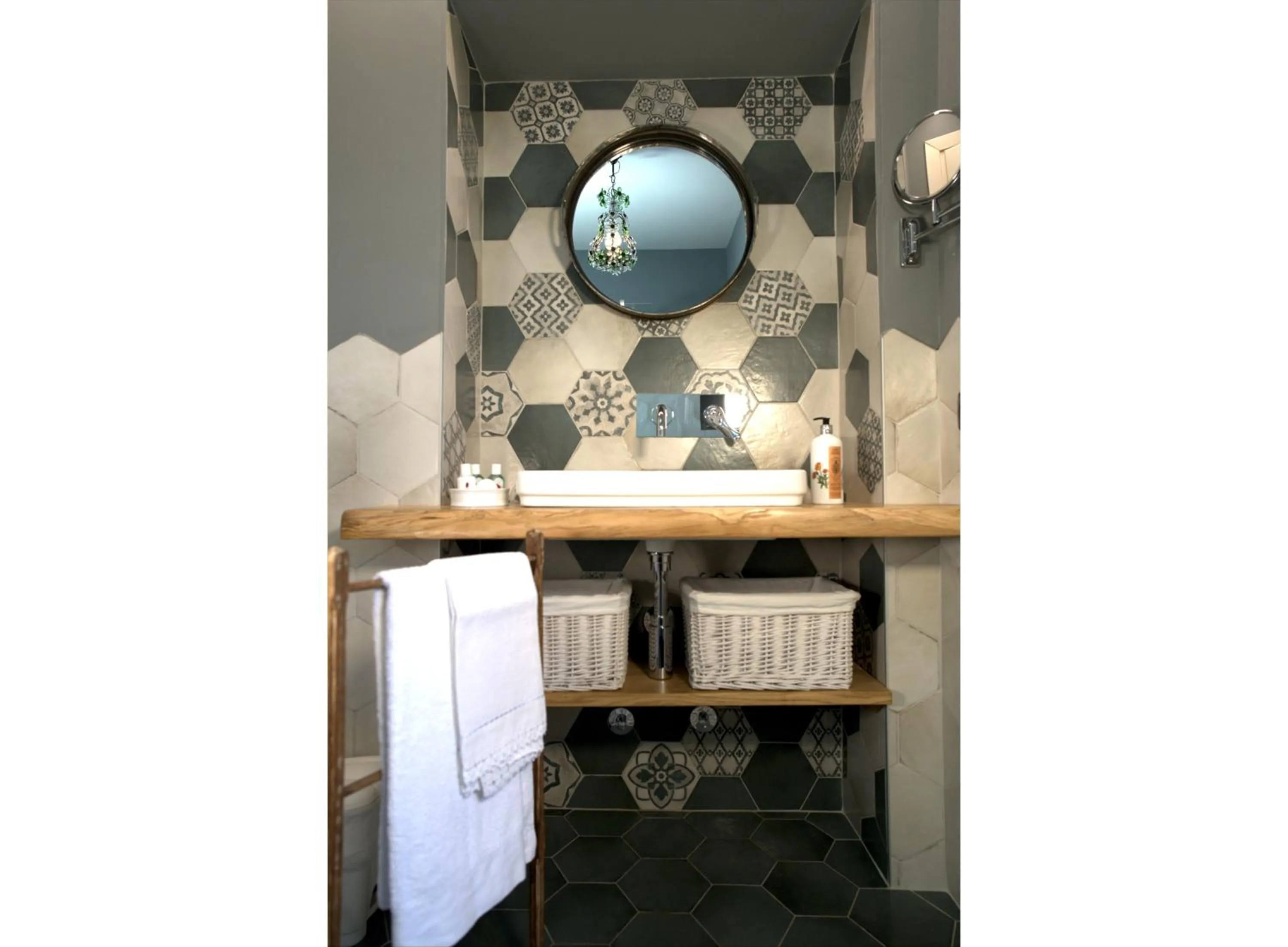 Bathroom in Antico Casale Mattei - Adult only