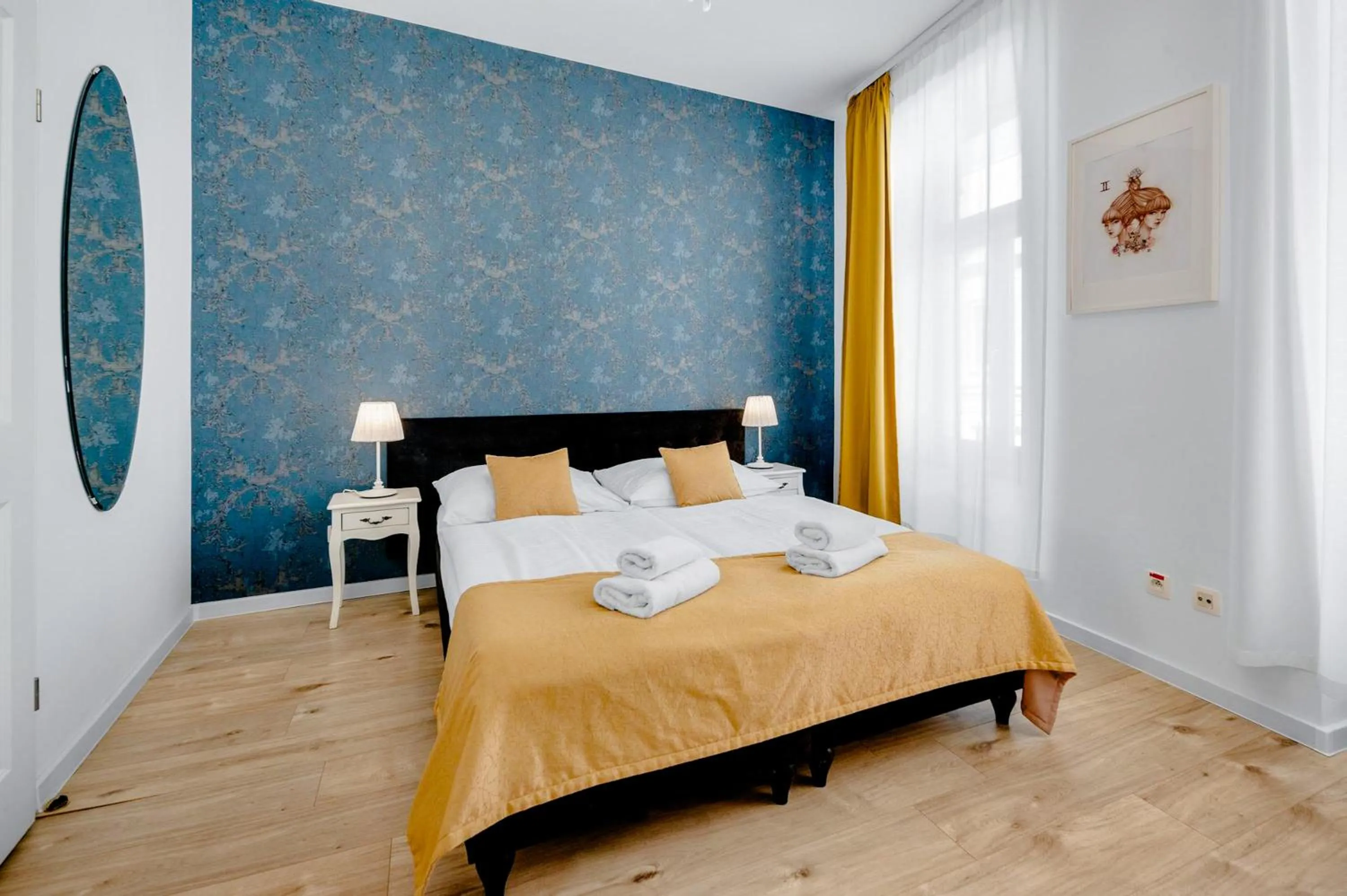 Bedroom, Bed in Garni Hotel VIRGO