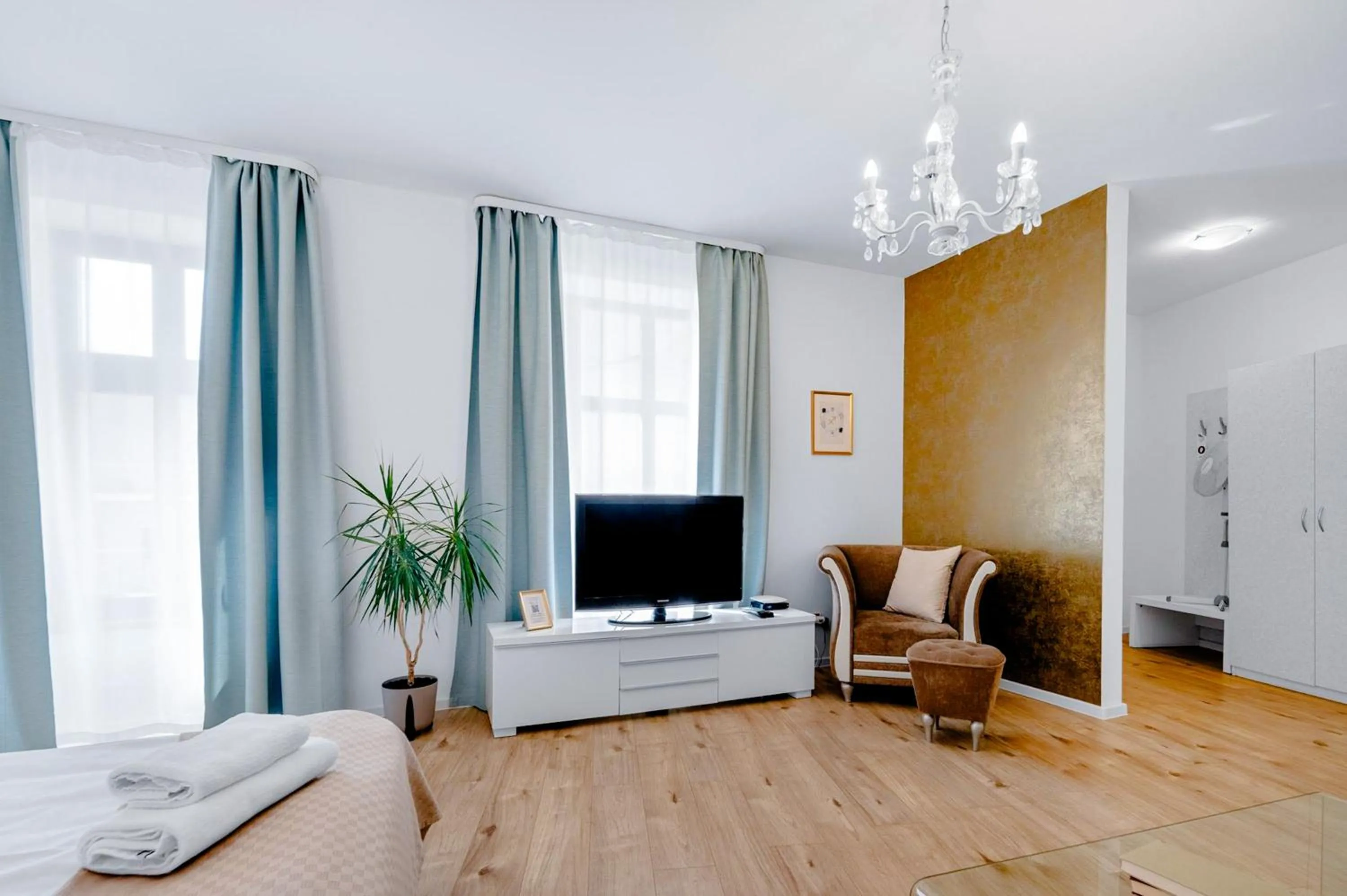 Living room in Garni Hotel VIRGO