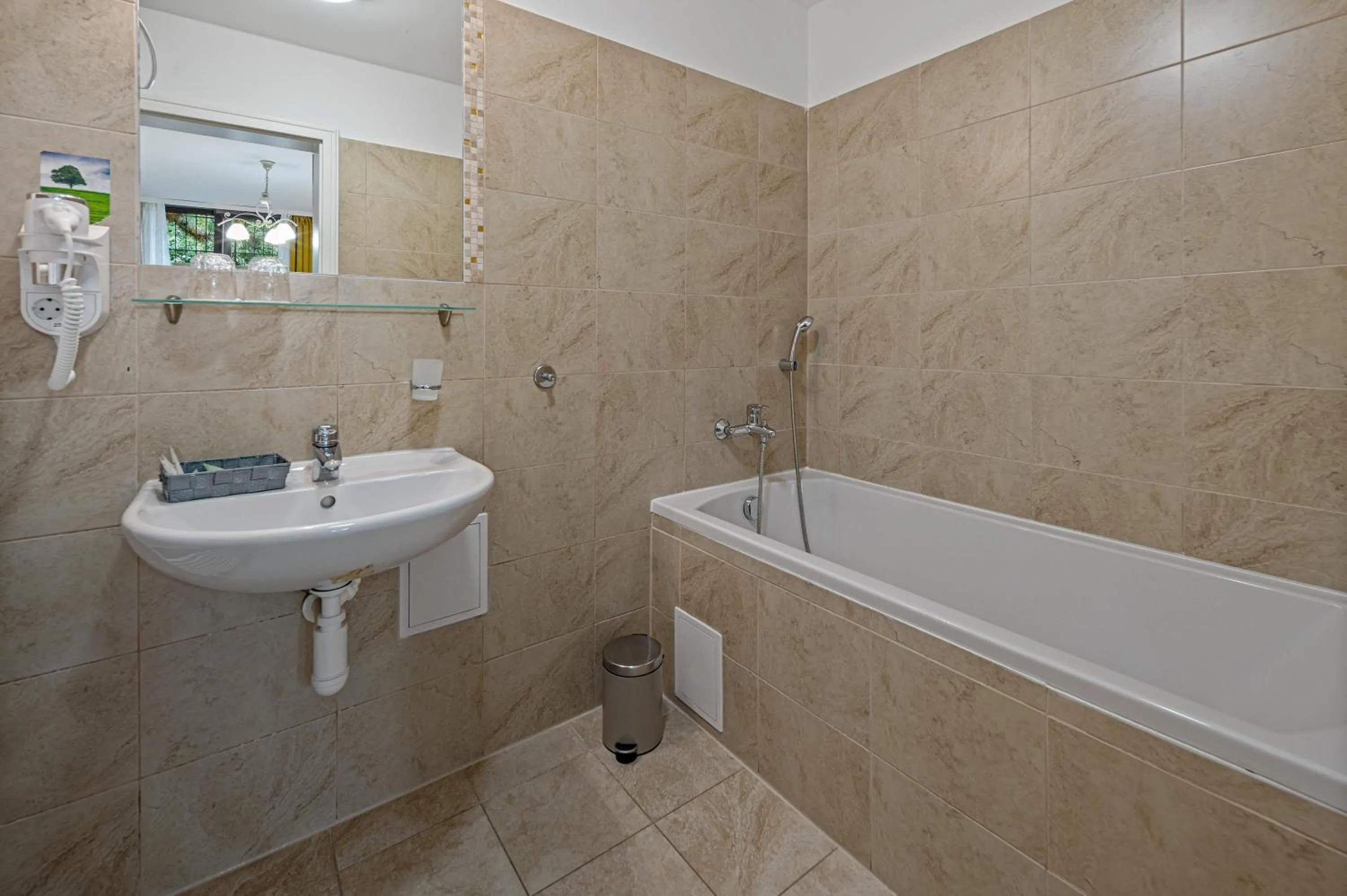 Bathroom in Garni Hotel VIRGO