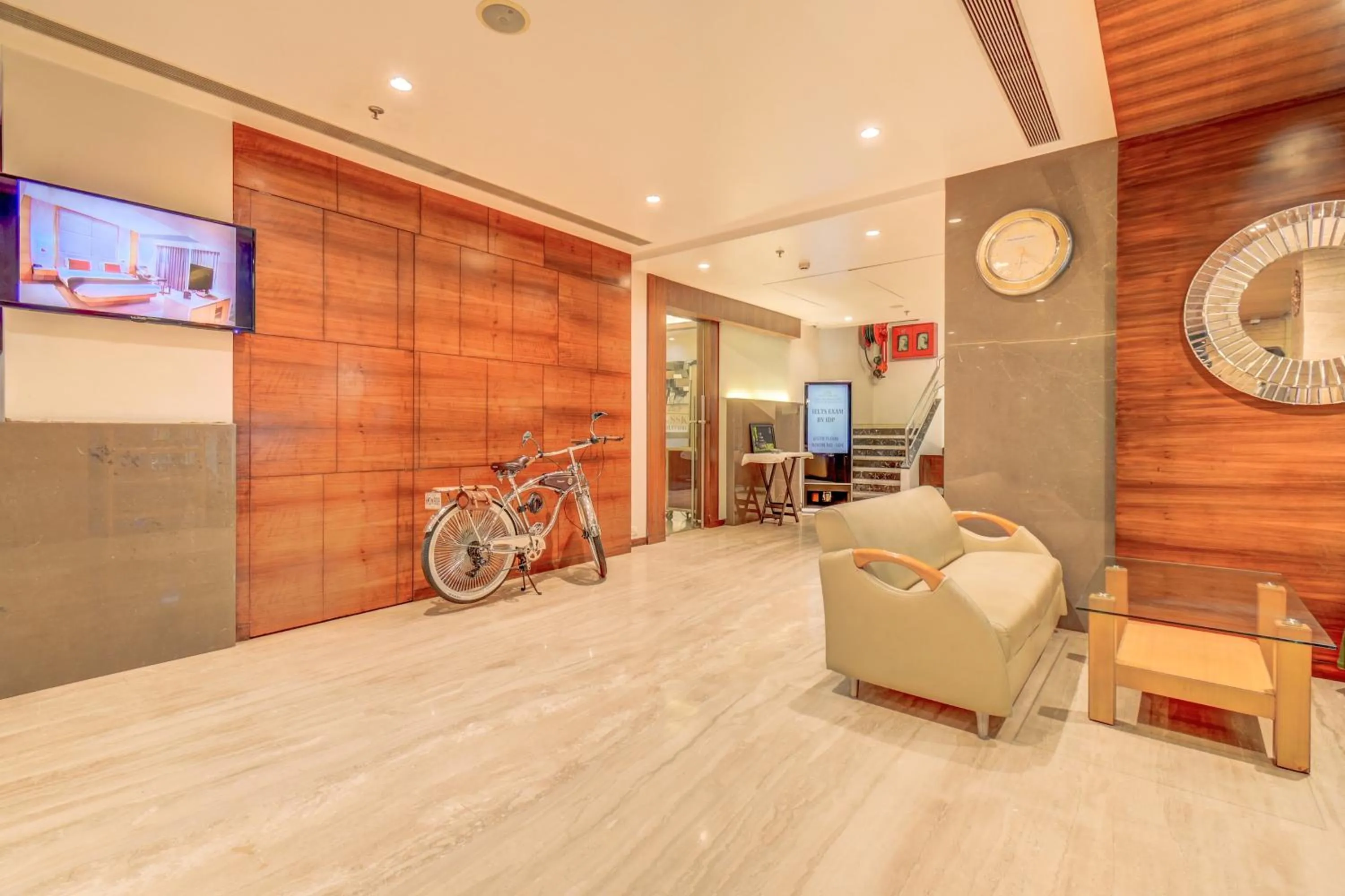 Seating area in The SSK Solitaire Hotel & Banquets