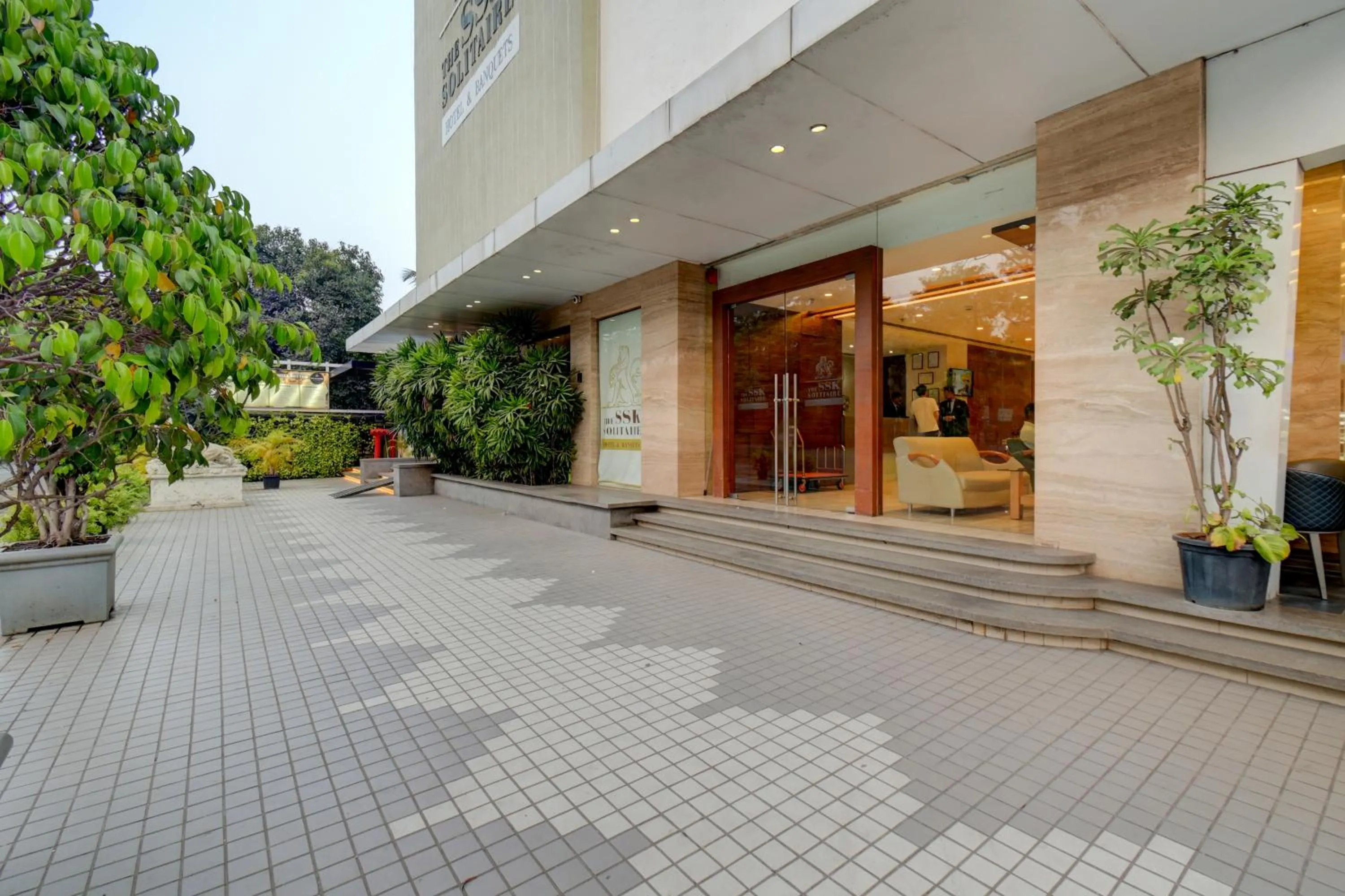 Facade/entrance in The SSK Solitaire Hotel & Banquets