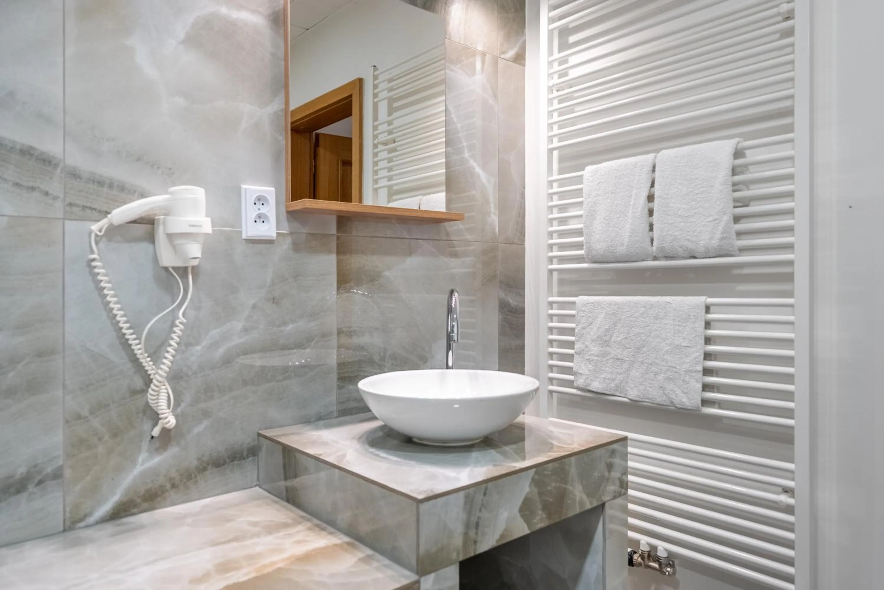 Bathroom in Hotel and Park Divoká Voda