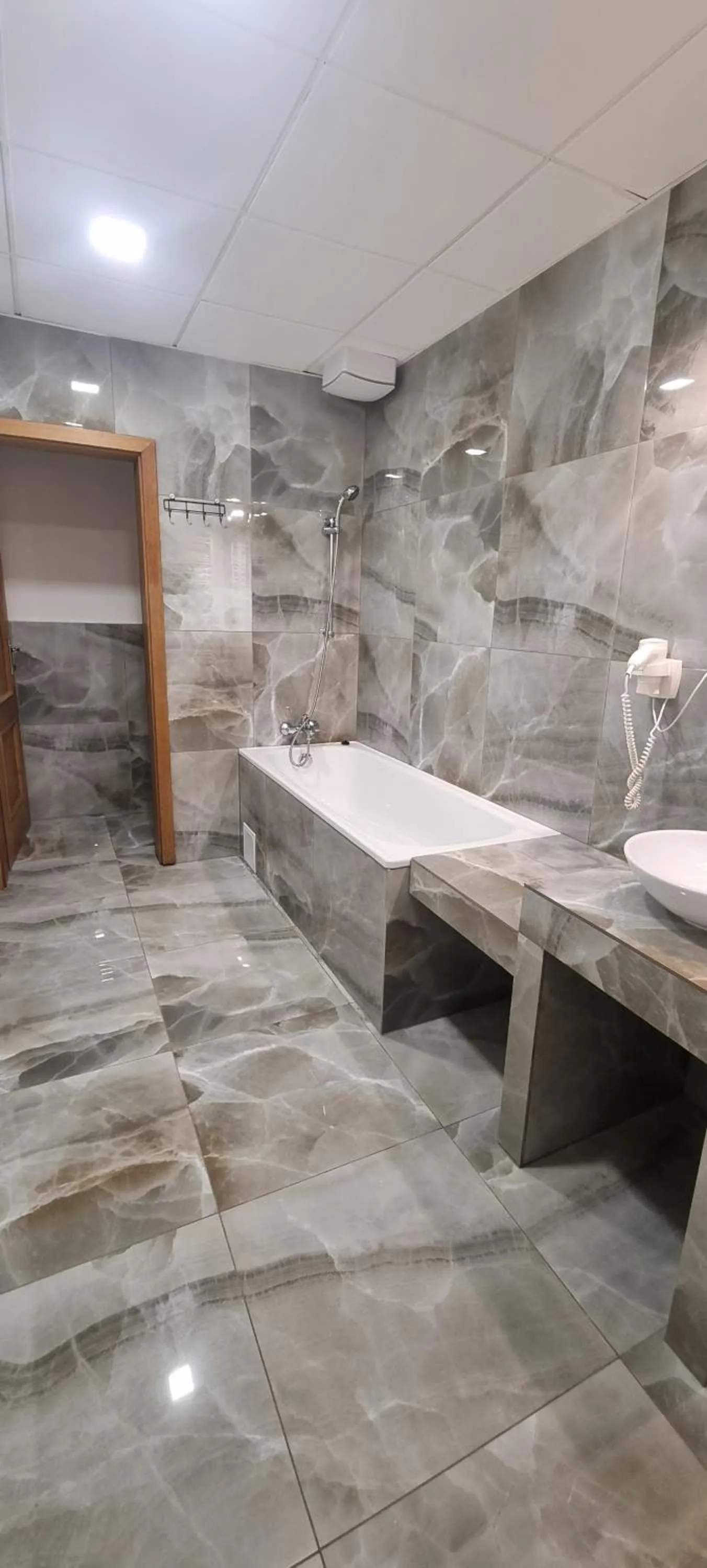 Bathroom in Hotel and Park Divoká Voda