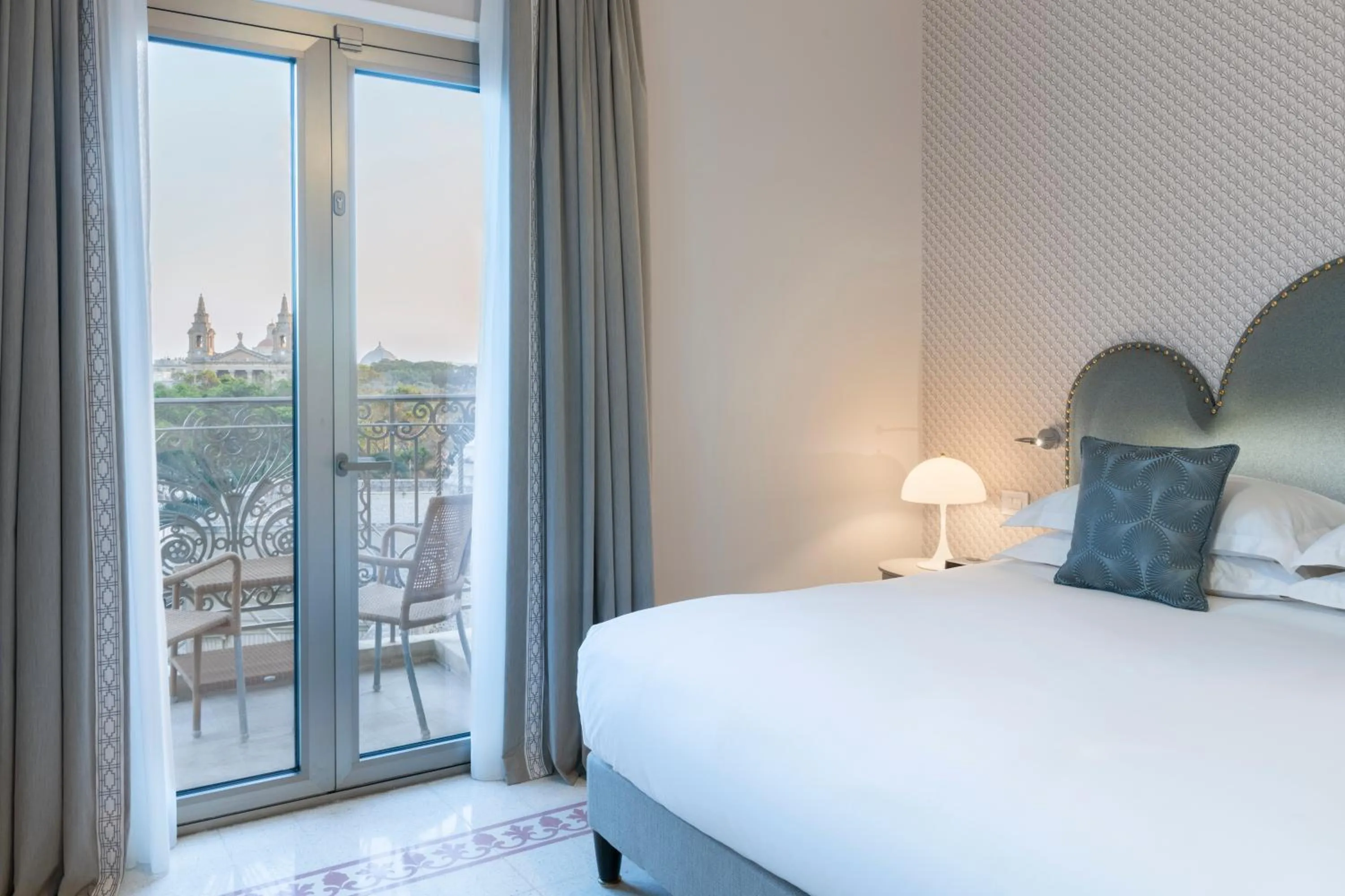 View (from property/room), Bed in The Phoenicia Malta - The Leading Hotels of the World