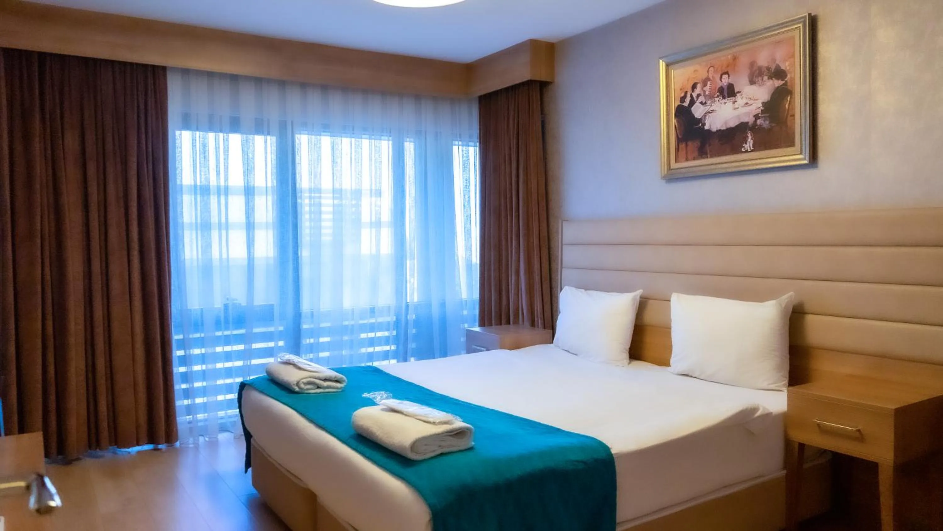 Bed in Bursa Suites Apart Otel