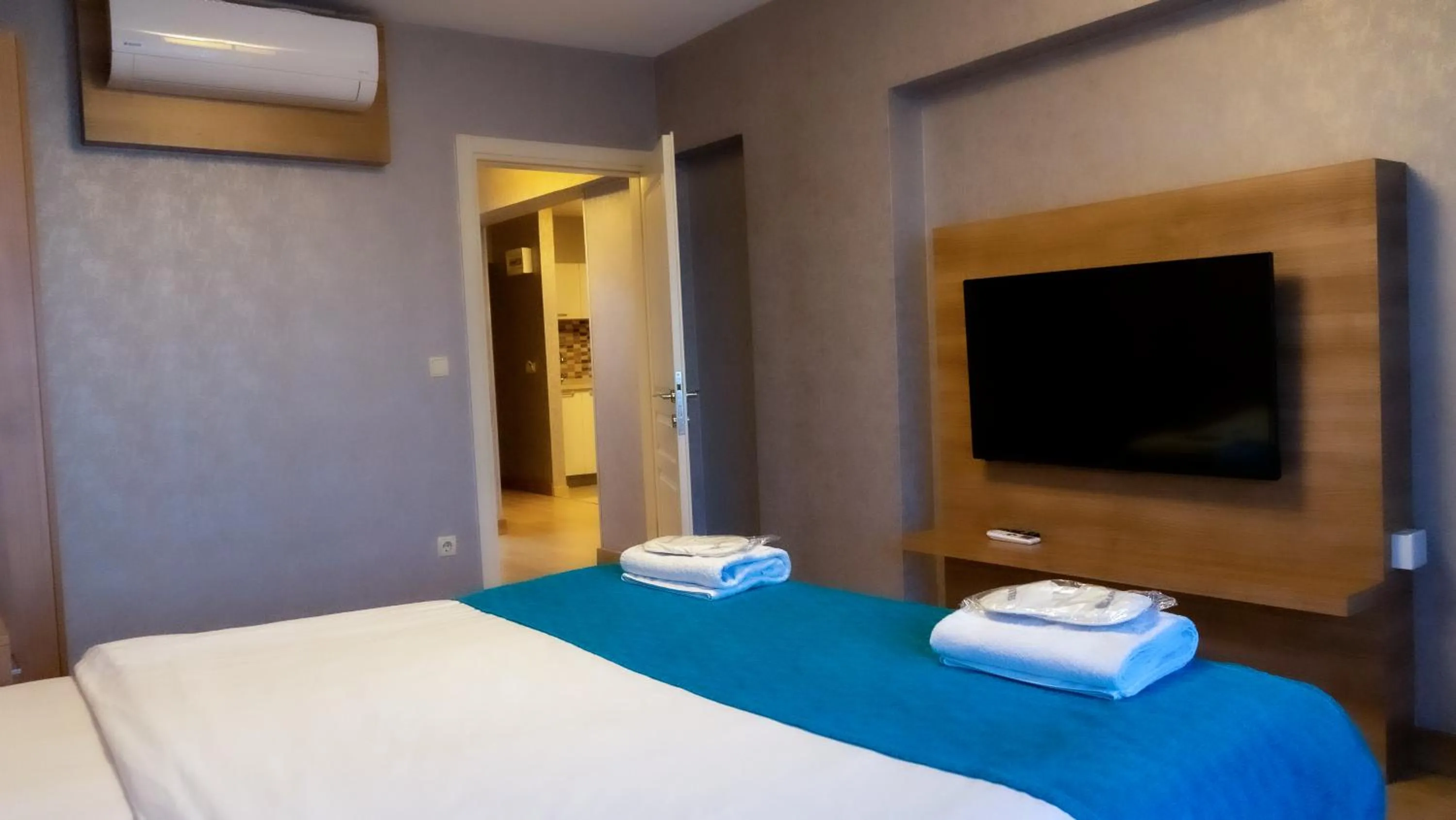 Bed in Bursa Suites Apart Otel