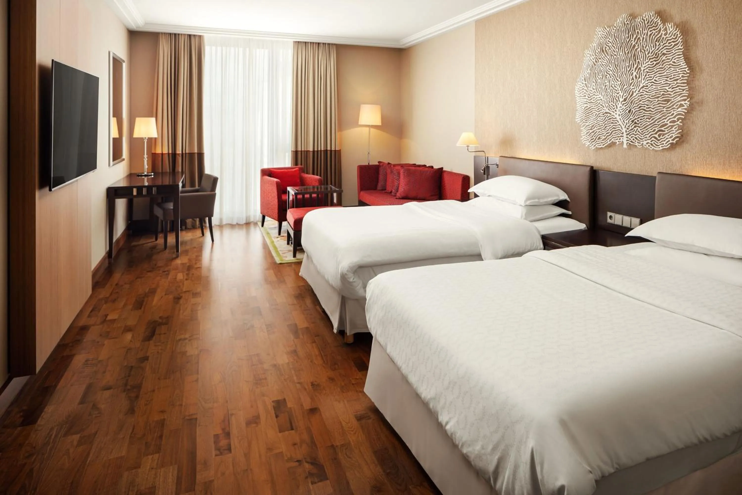 Photo of the whole room, Bed in Sheraton Bratislava Hotel