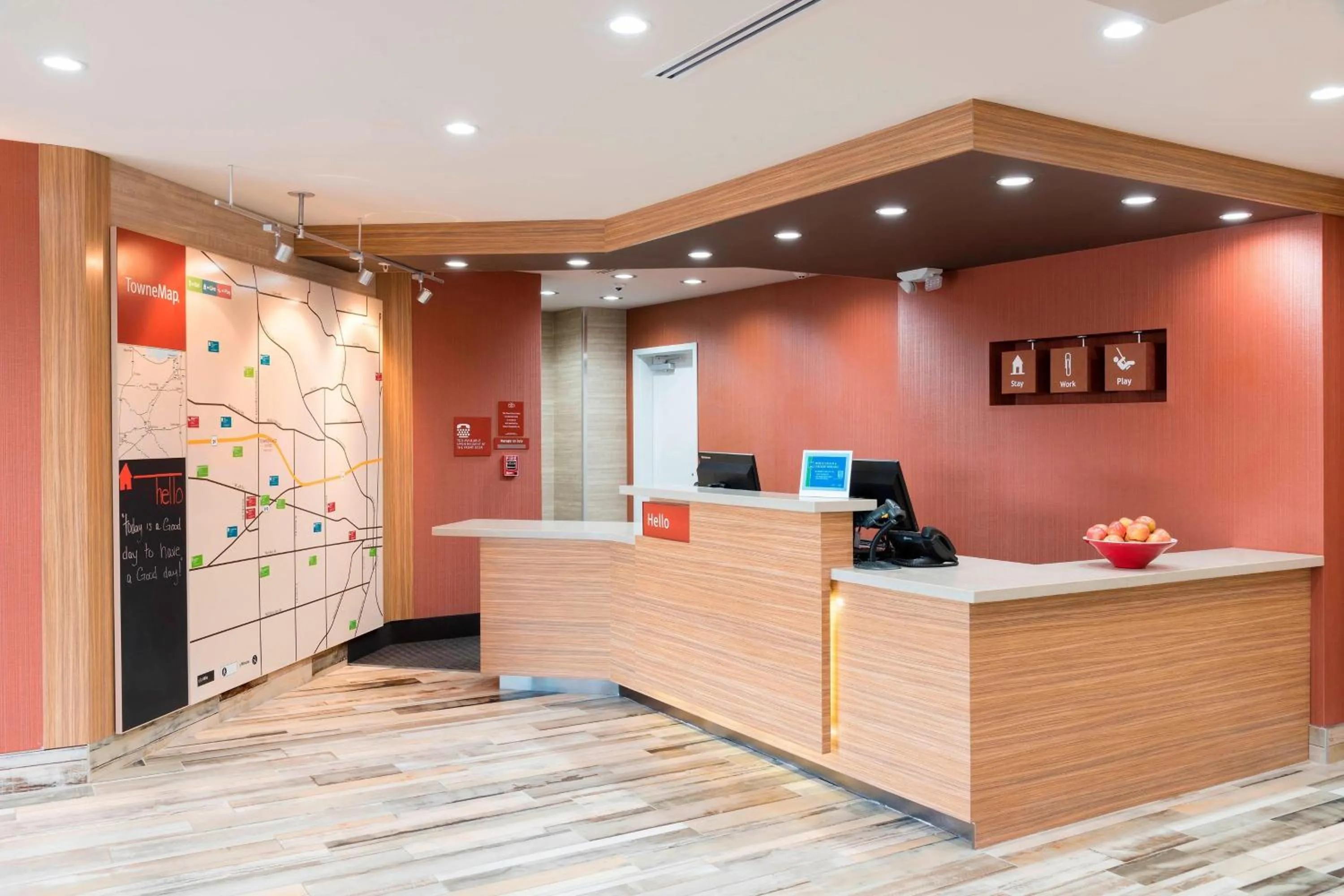 Lobby or reception in TownePlace Suites by Marriott Ontario-Mansfield