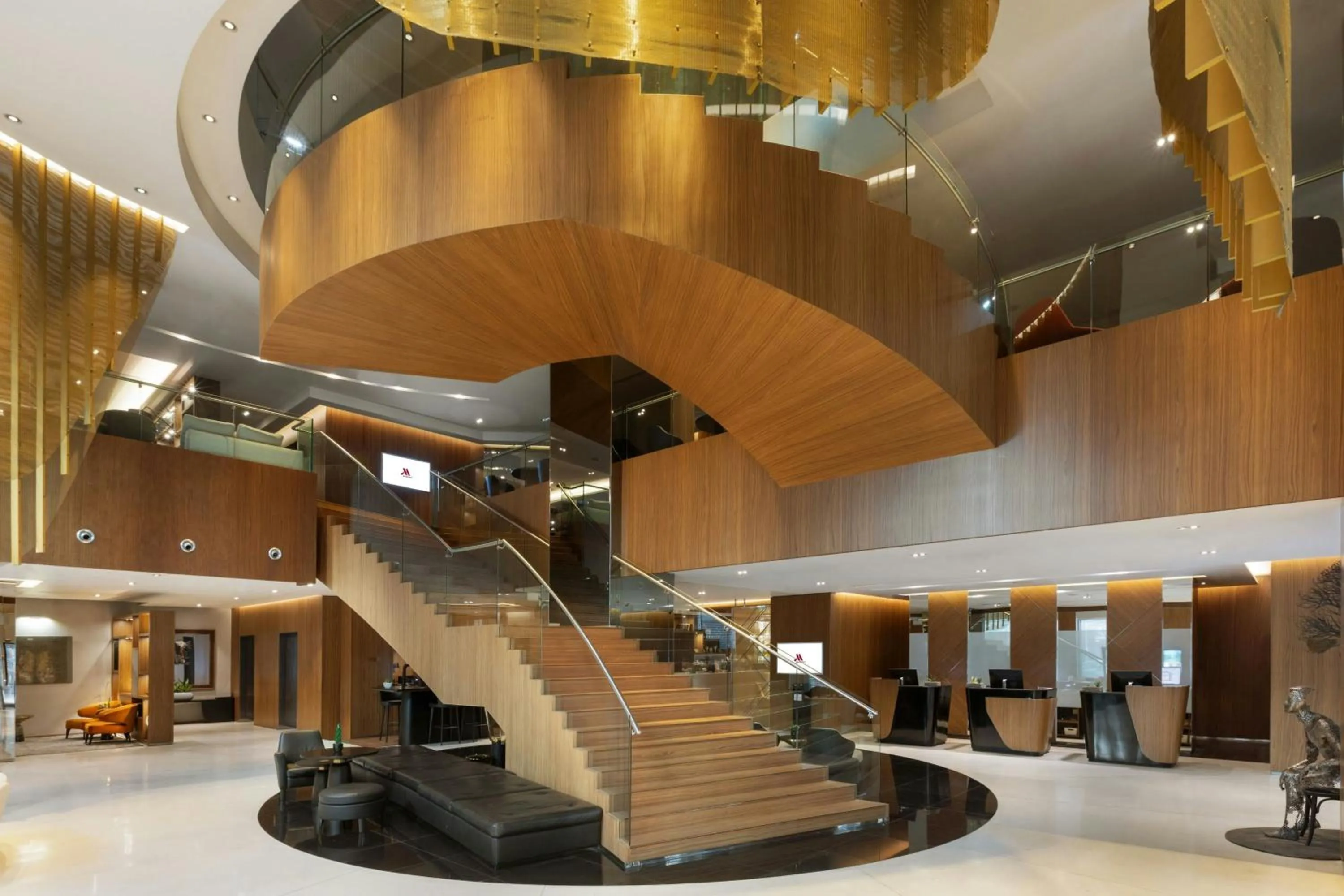 Lobby or reception in Skopje Marriott Hotel