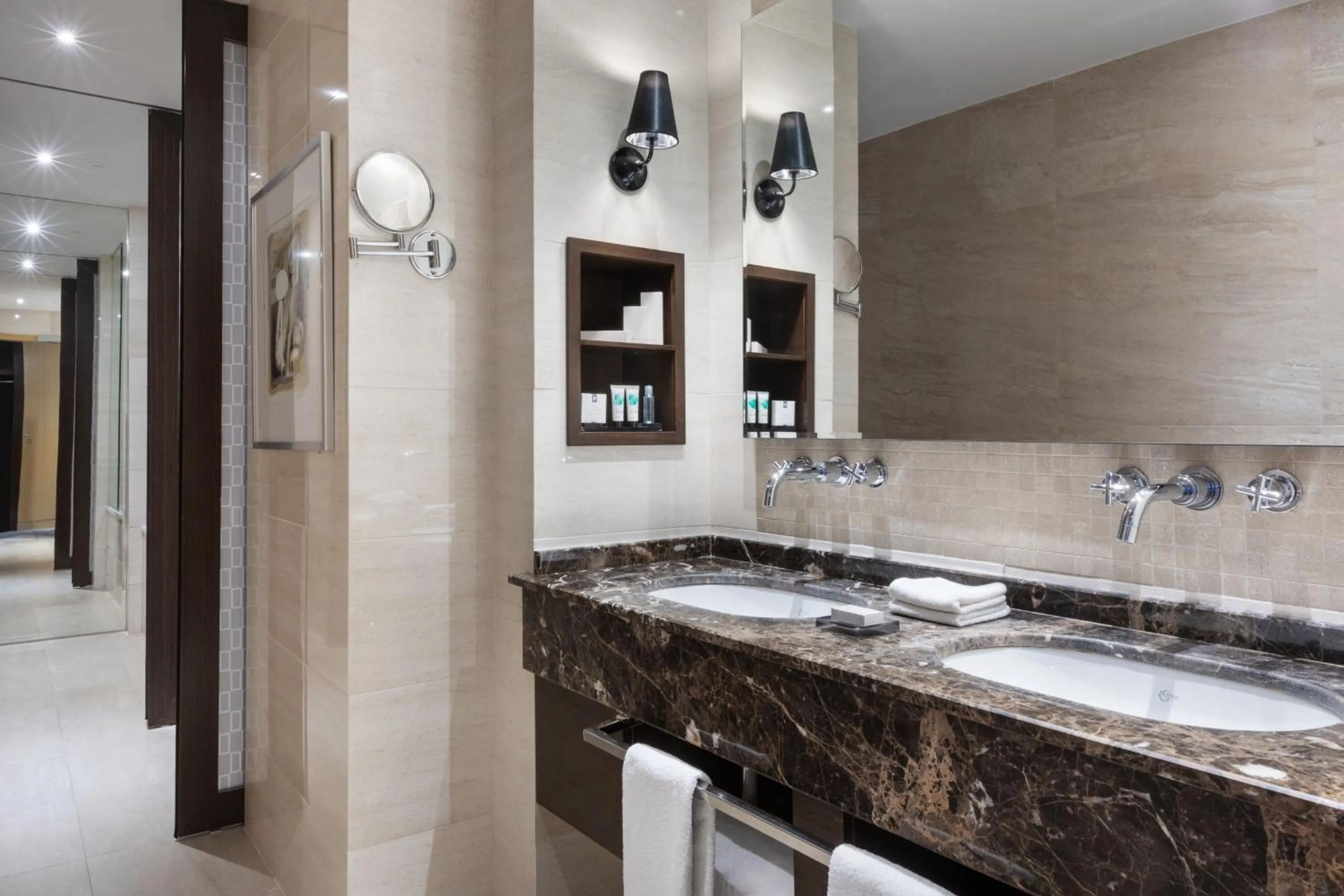 Bathroom in Skopje Marriott Hotel