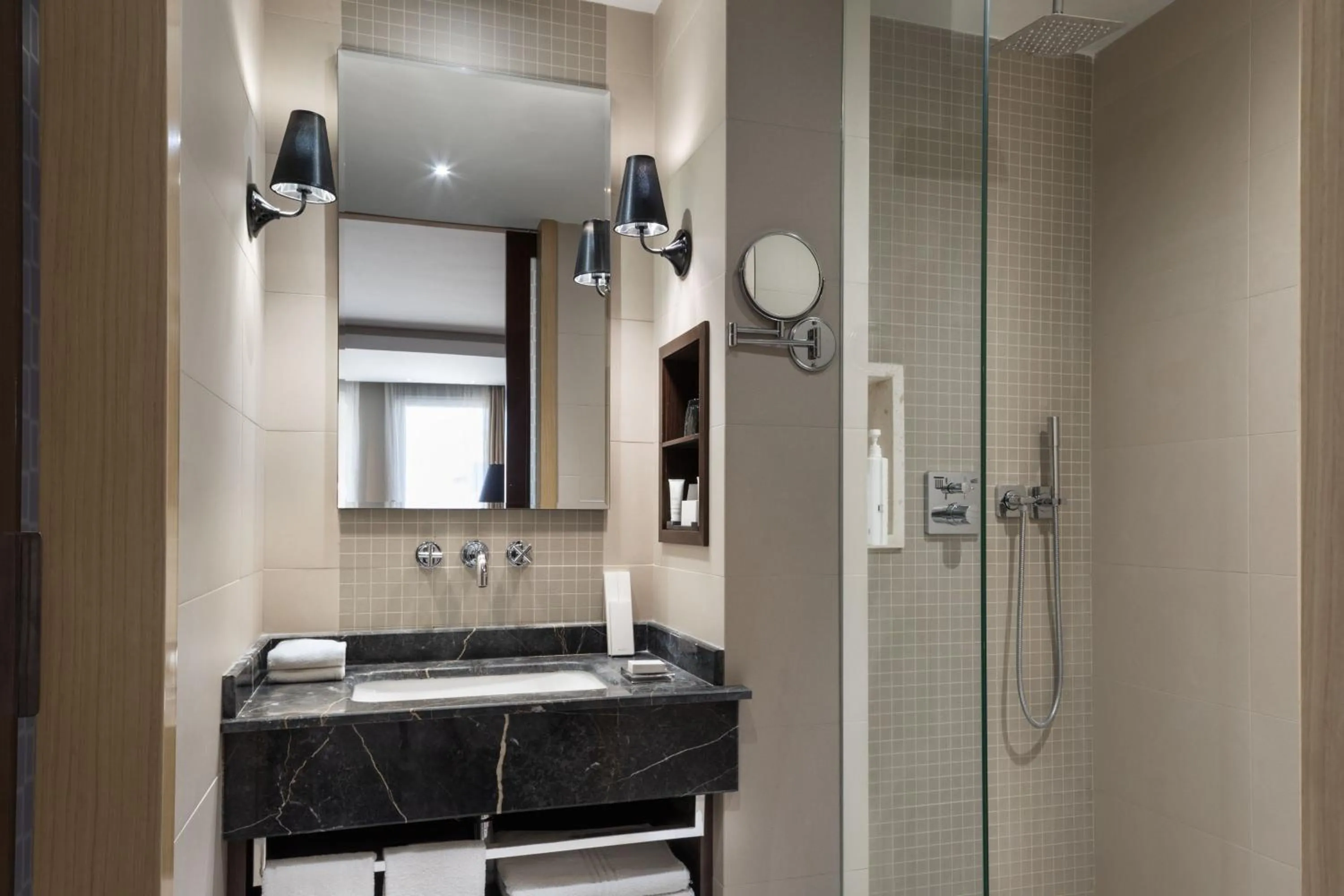 Bathroom in Skopje Marriott Hotel